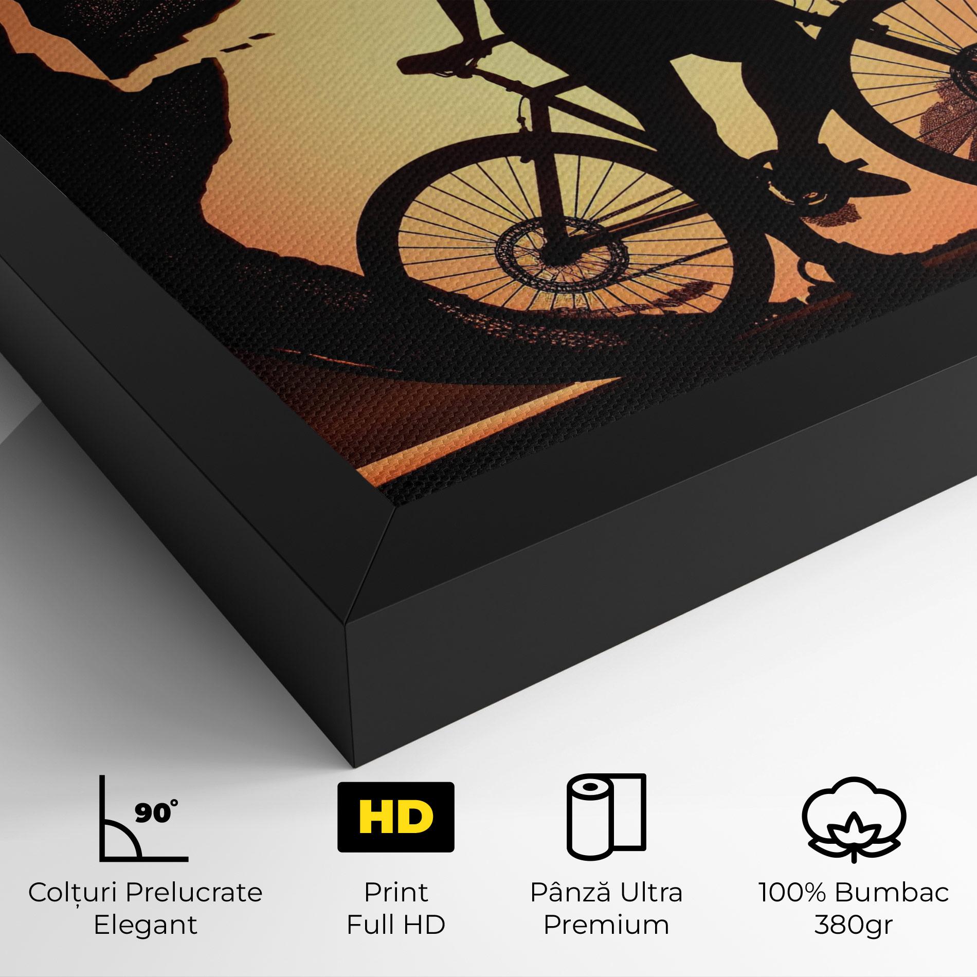 Tablou Canvas Globe Riding World mockup 4