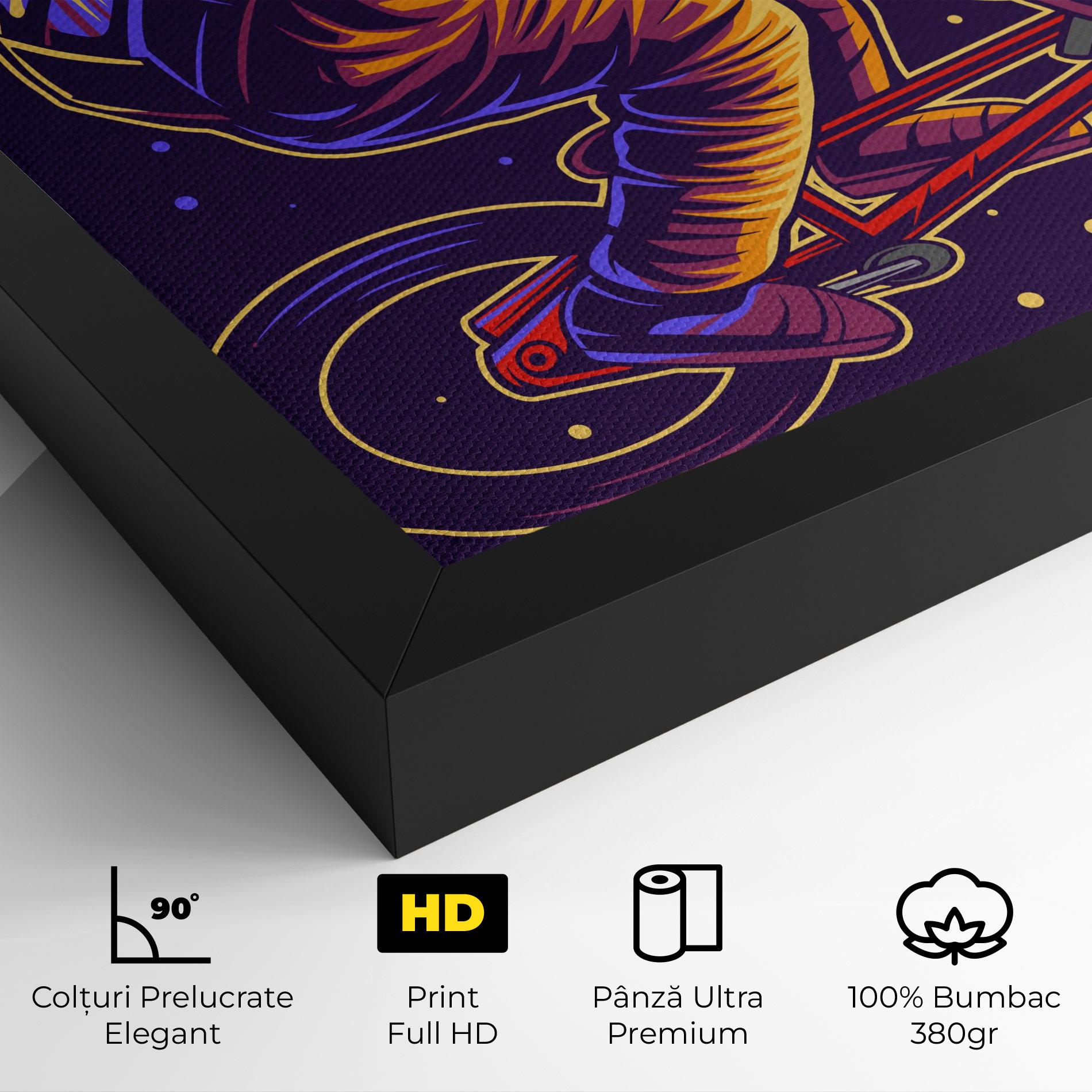 Tablou Canvas Moon Bike mockup 4