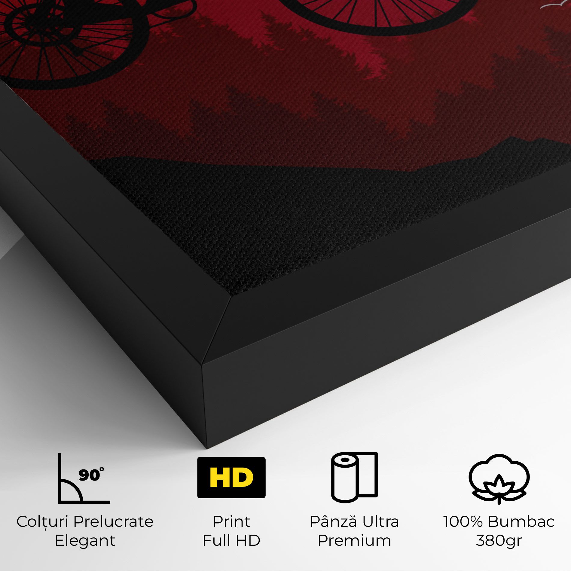 Mountain Bike Sunset mockup 4