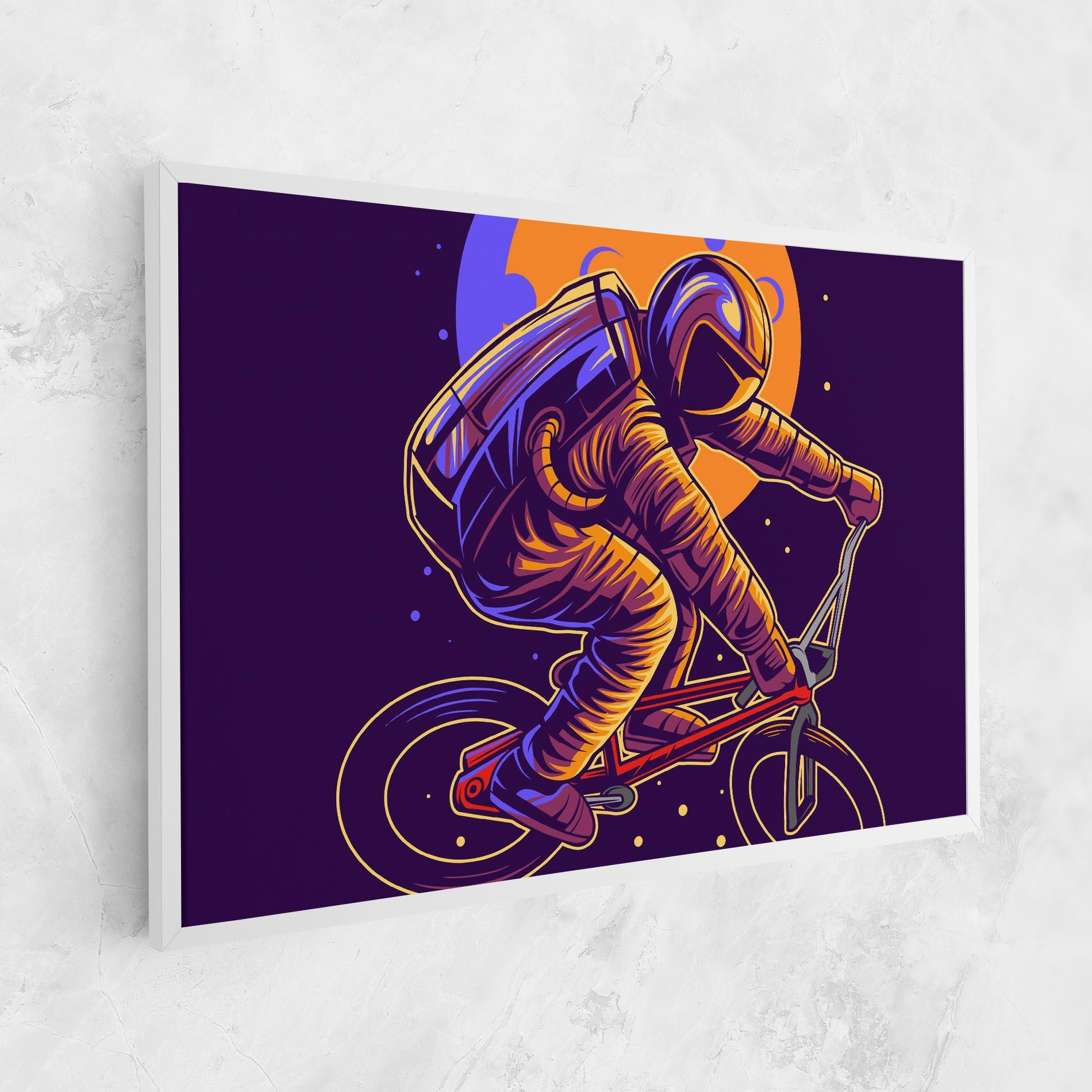 Tablou Canvas Moon Bike mockup 1