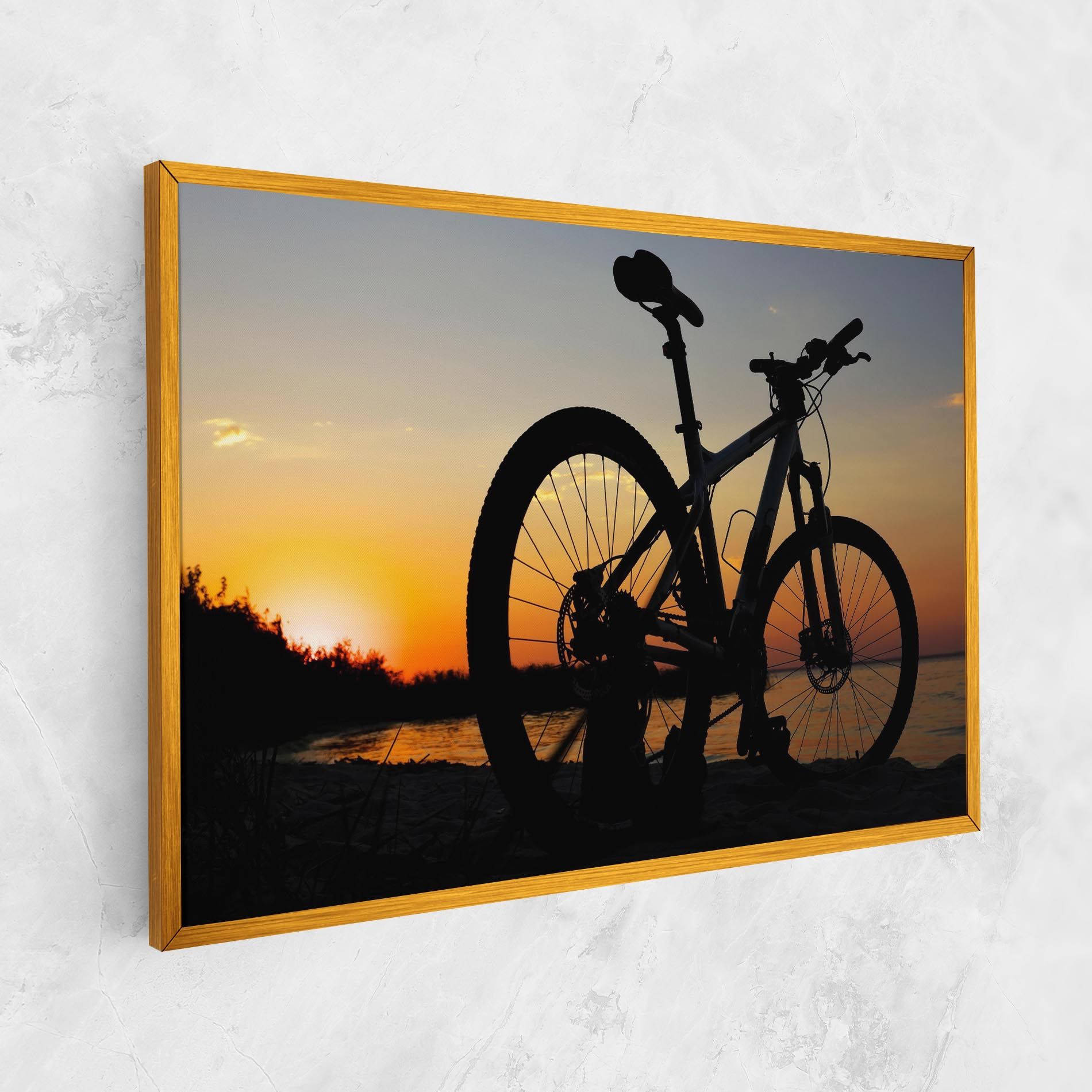 Beach Bike Silhouette mockup 1