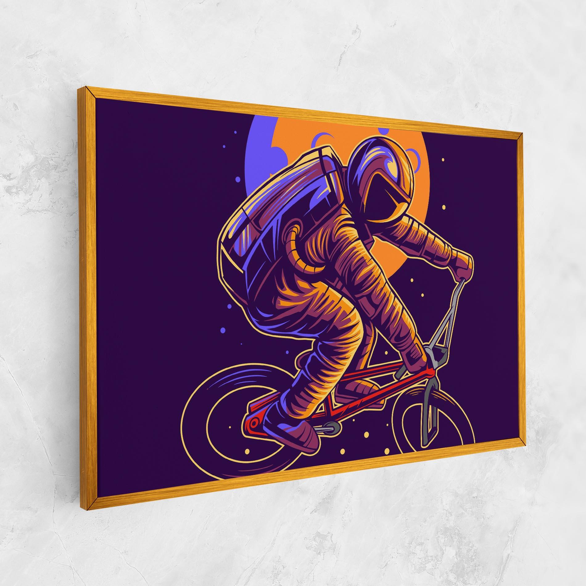 Tablou Canvas Moon Bike mockup 1