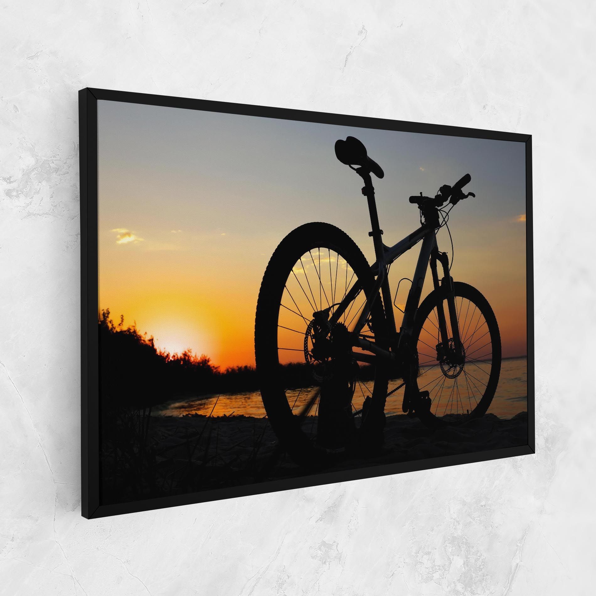 Beach Bike Silhouette mockup 1