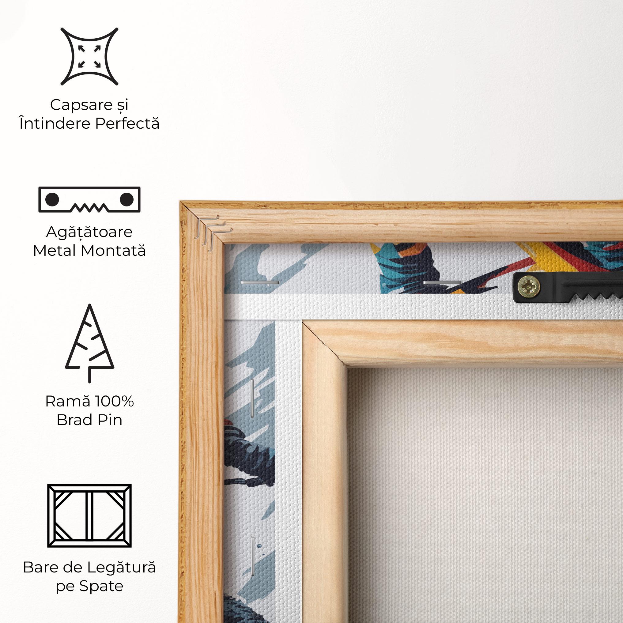 Tablou Canvas Yellow Bike Art mockup 5