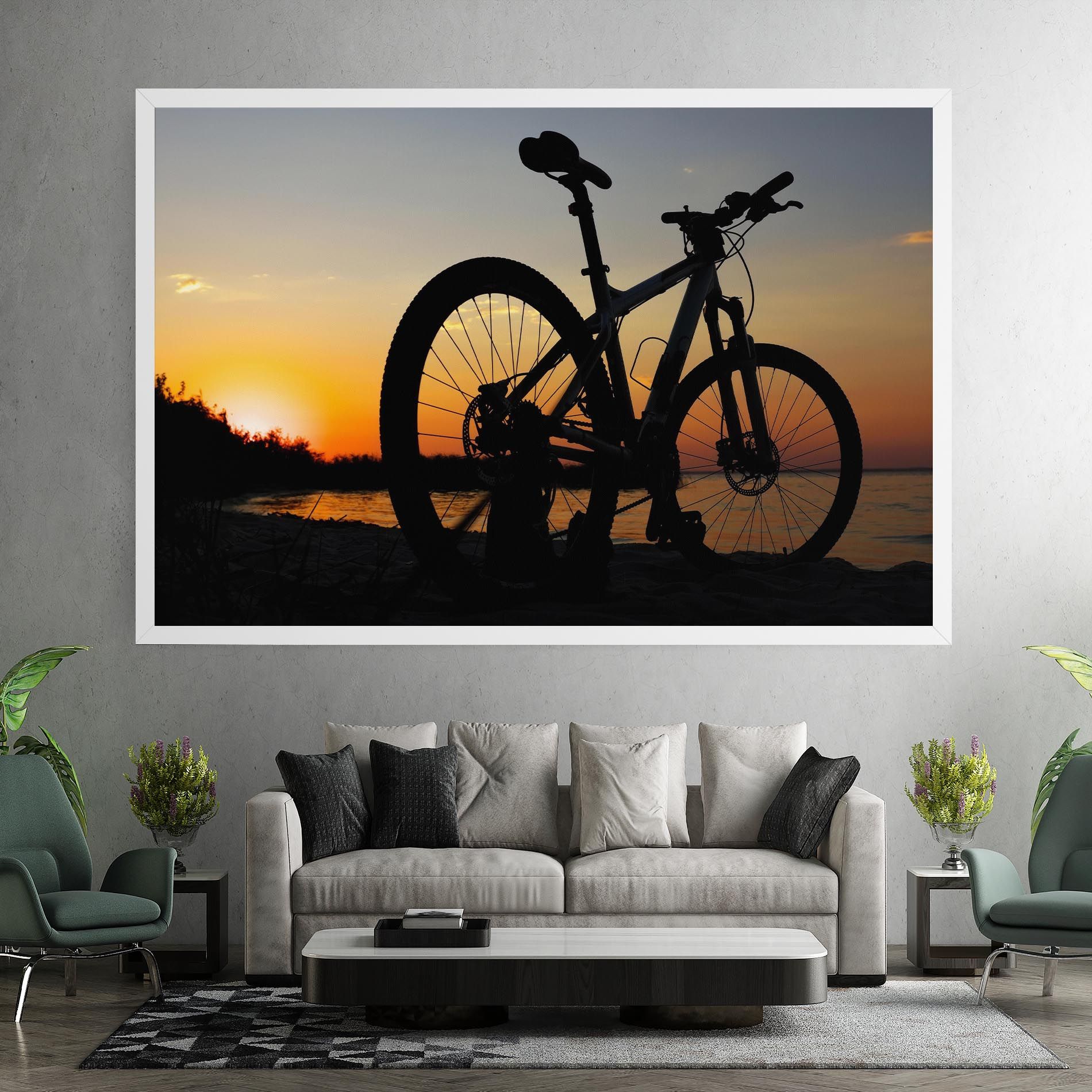 Beach Bike Silhouette mockup 7