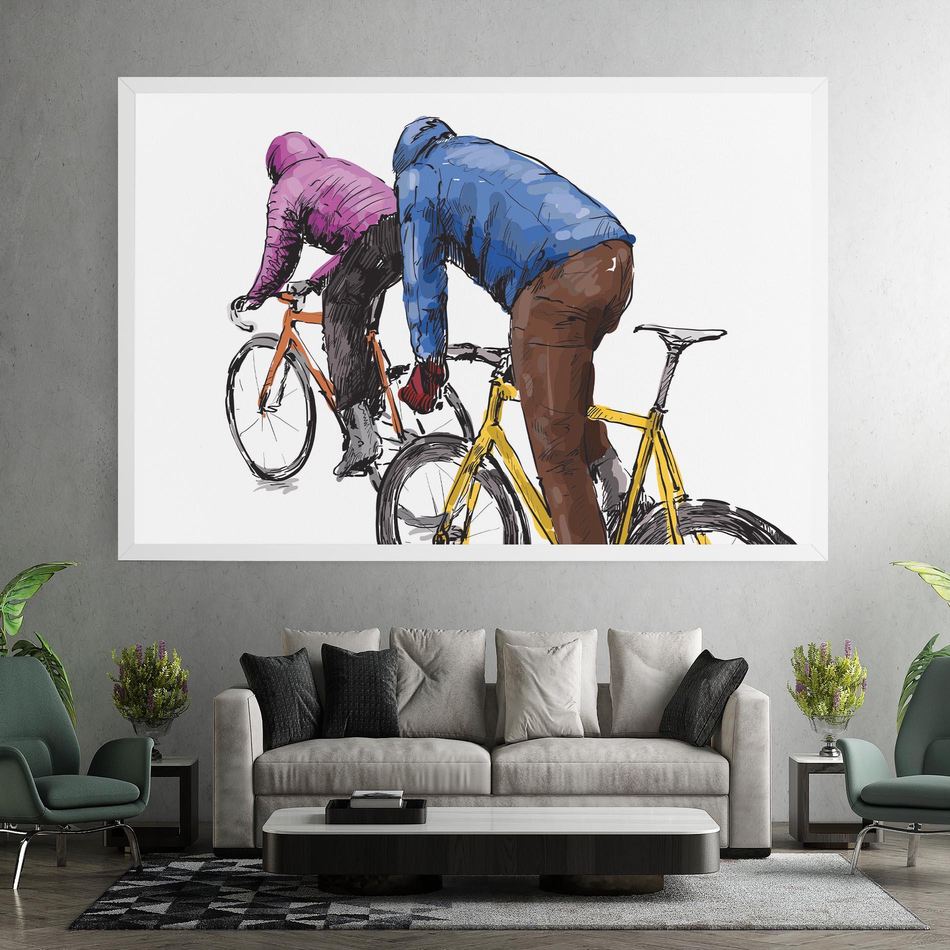 Tablou Canvas Bike Trip mockup 7
