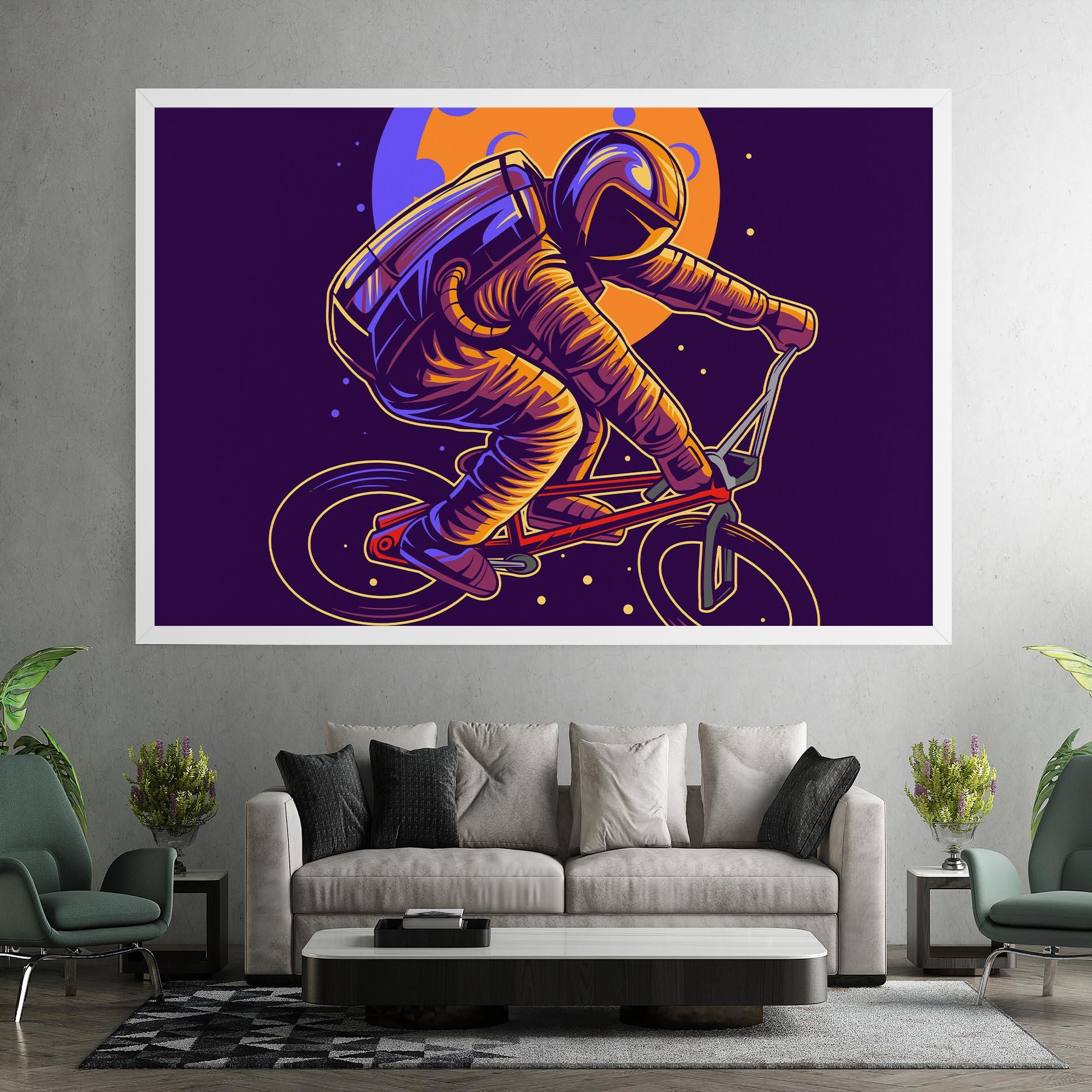 Tablou Canvas Moon Bike mockup 7