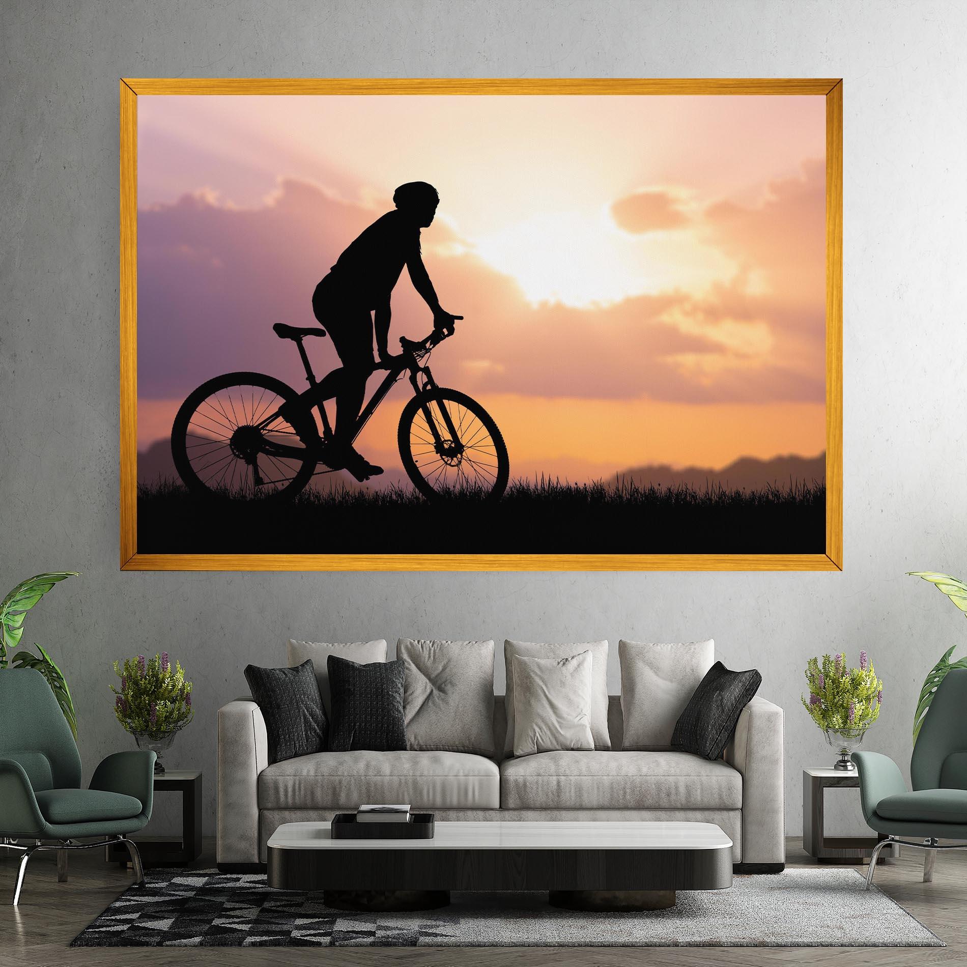 Tablou Canvas Bike Travel Concept mockup 7