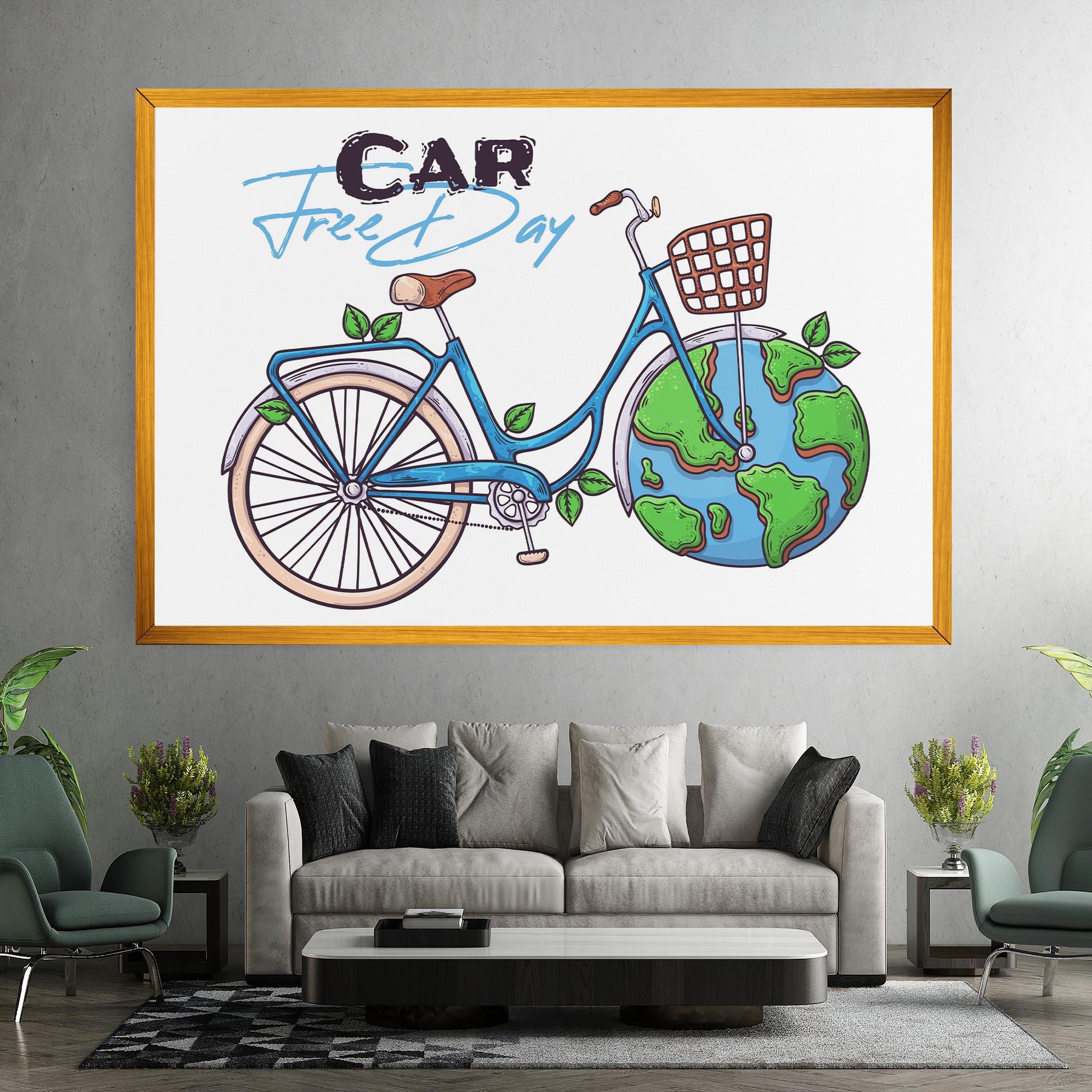 Tablou Canvas Free Day Bike mockup 7