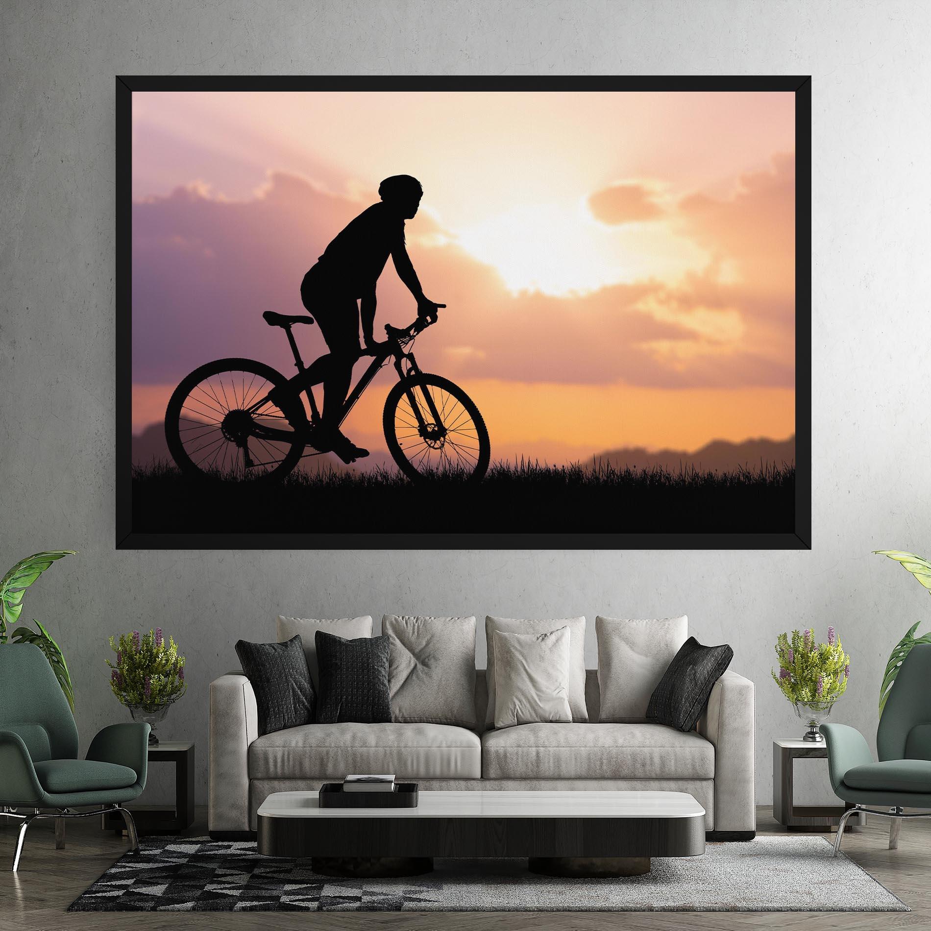 Tablou Canvas Bike Travel Concept mockup 7