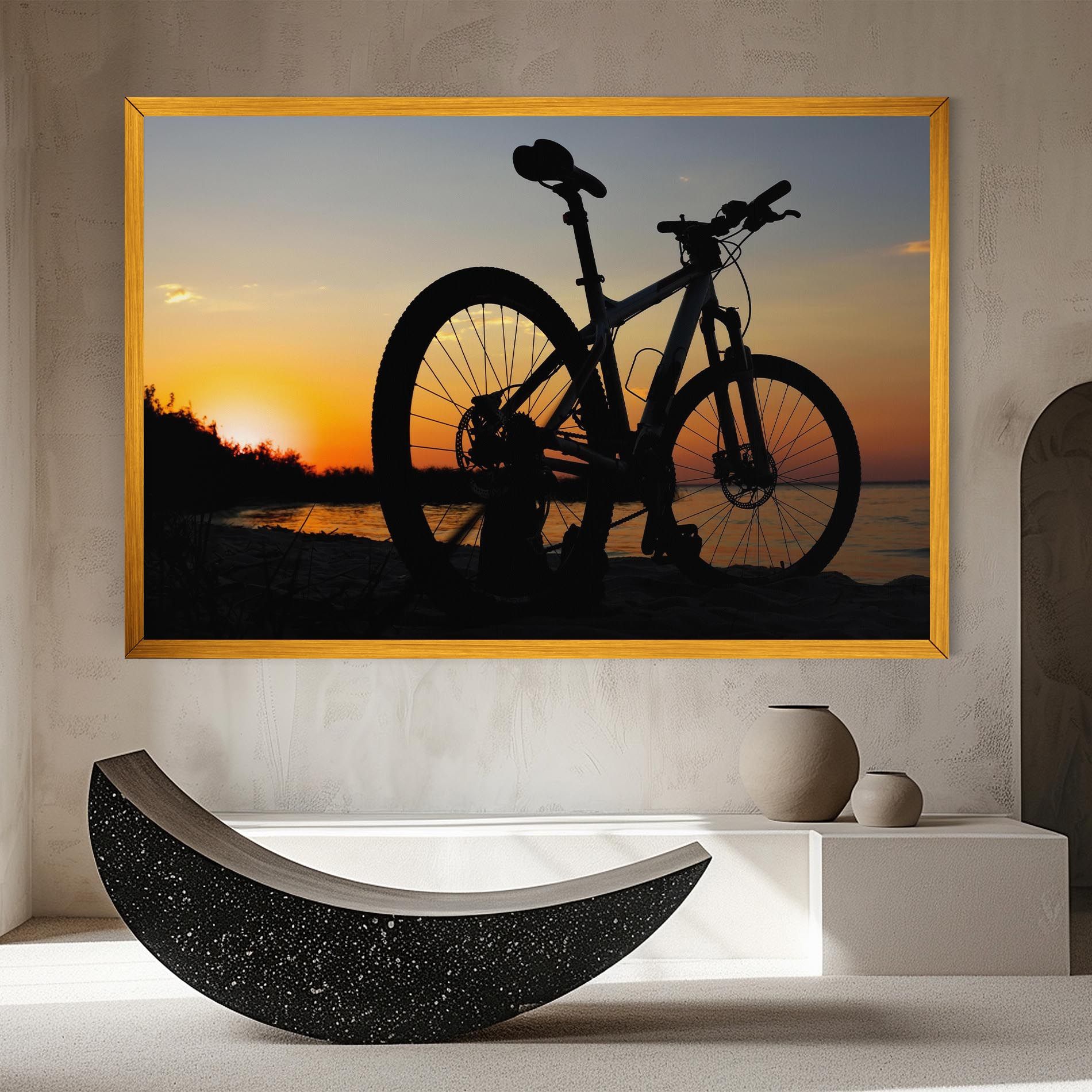 Beach Bike Silhouette mockup 8