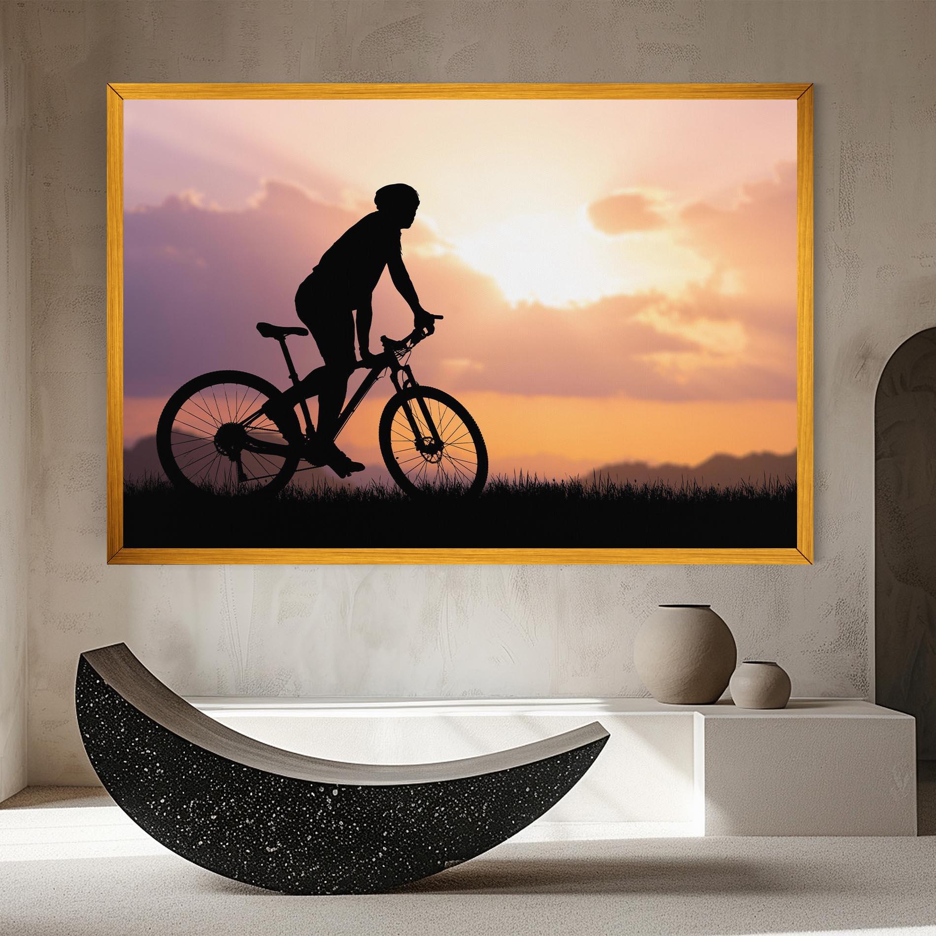 Tablou Canvas Bike Travel Concept mockup 8