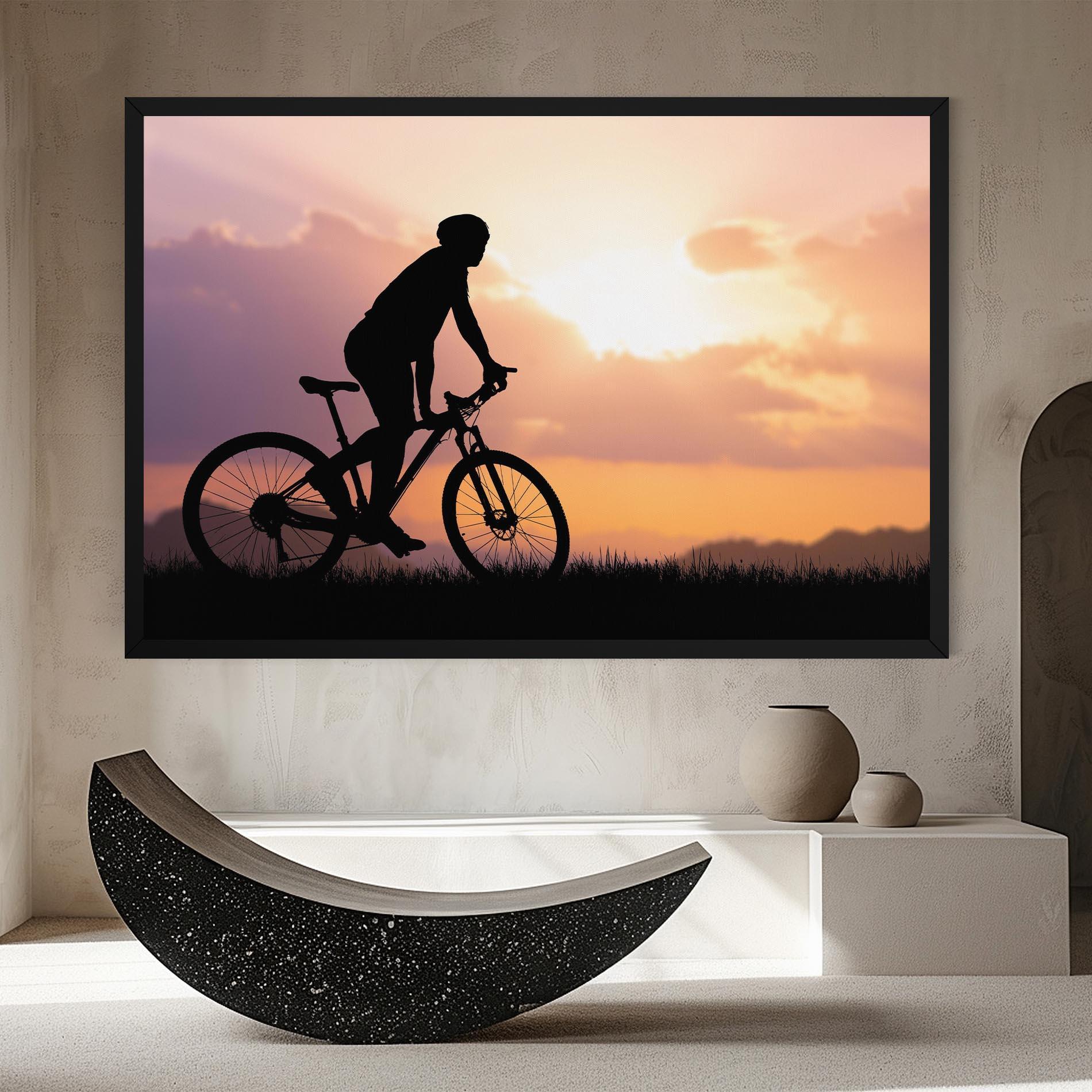 Tablou Canvas Bike Travel Concept mockup 8