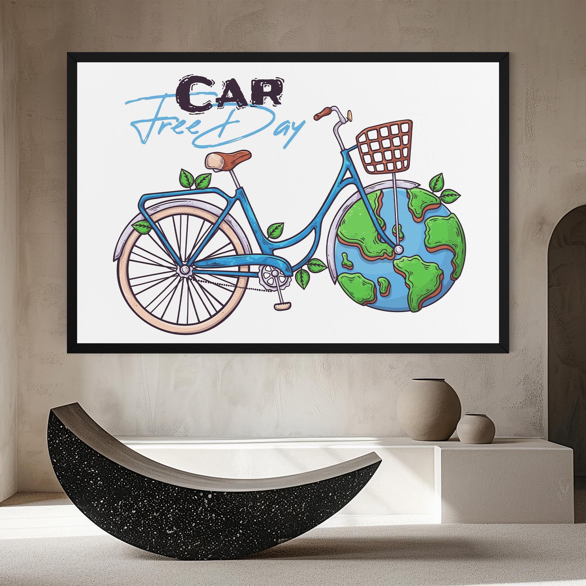 Tablou Canvas Free Day Bike mockup 8