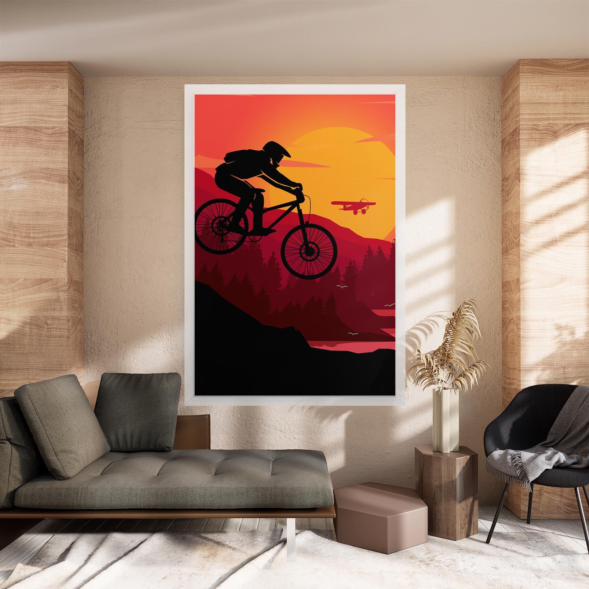Mountain Bike Sunset mockup 8