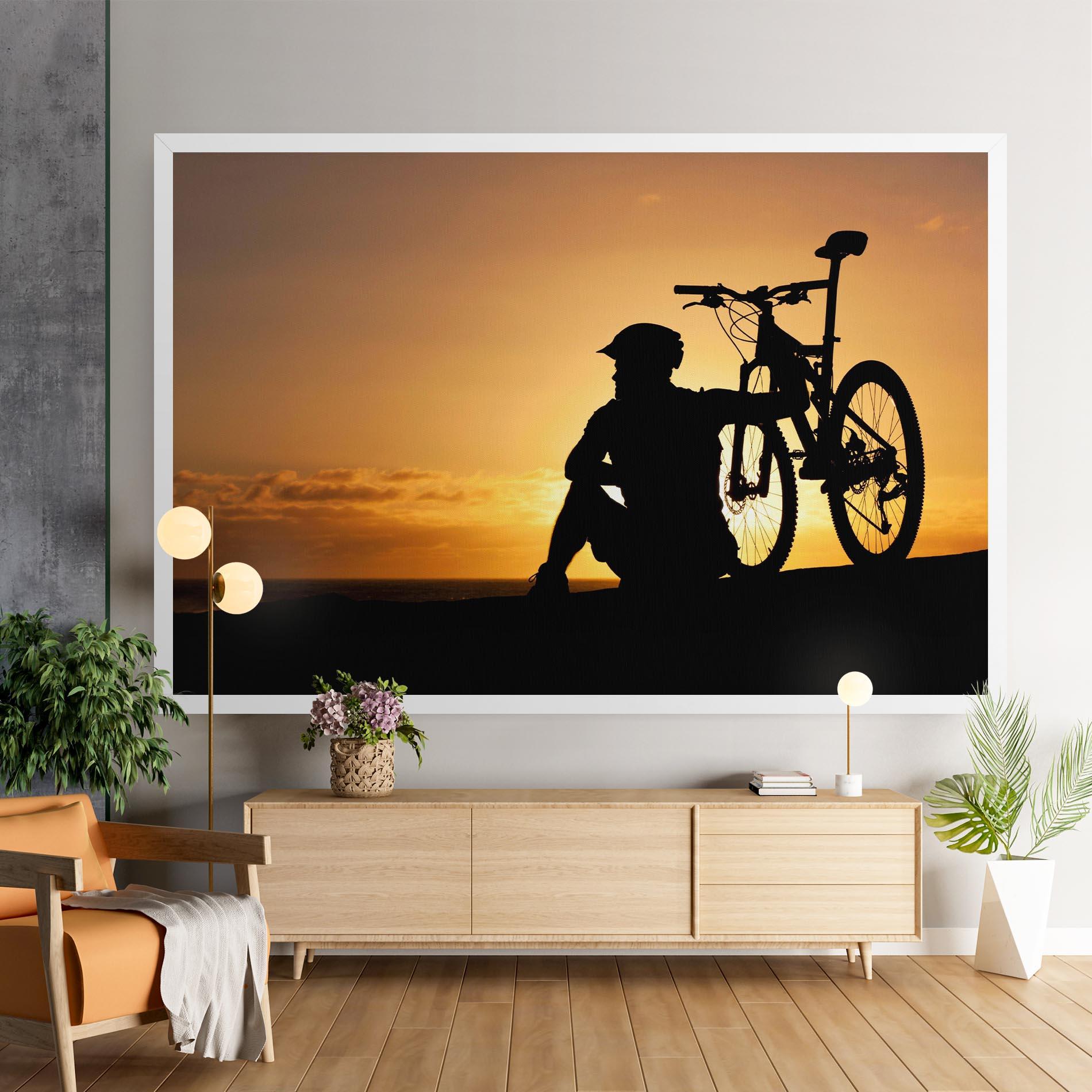 Tablou Canvas Relax Bike mockup 9