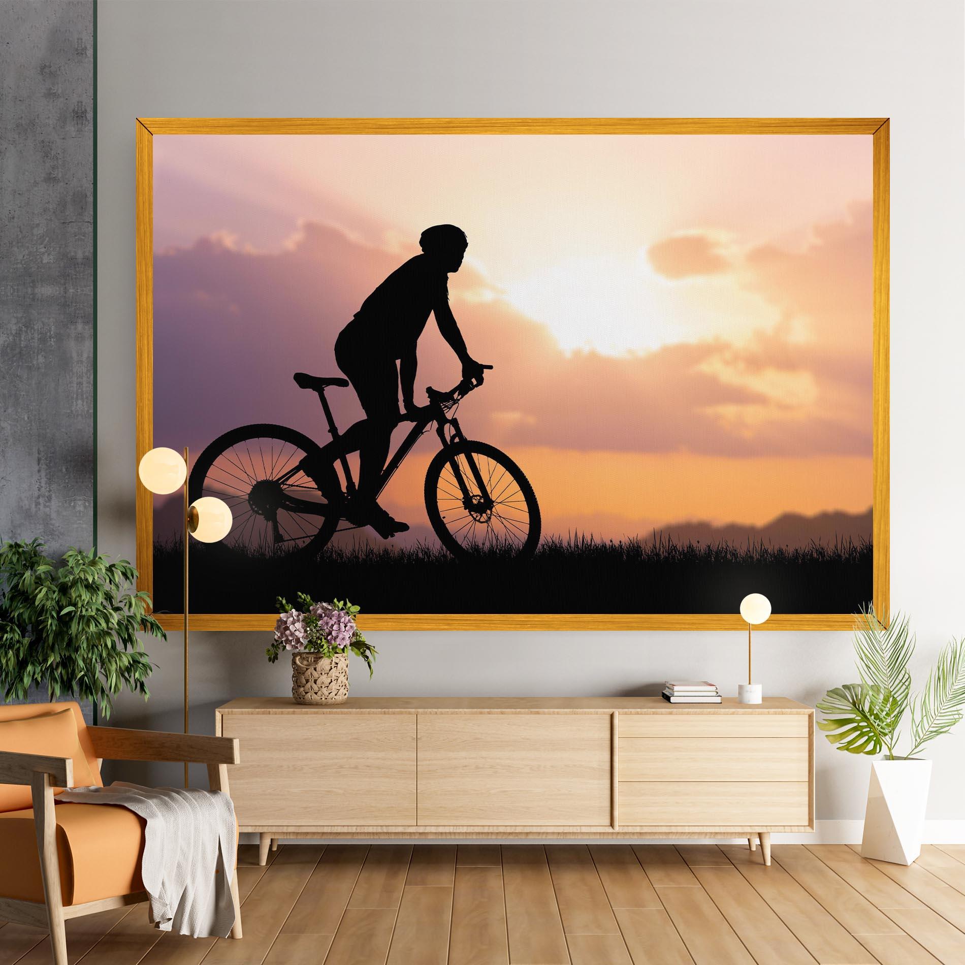 Tablou Canvas Bike Travel Concept mockup 9