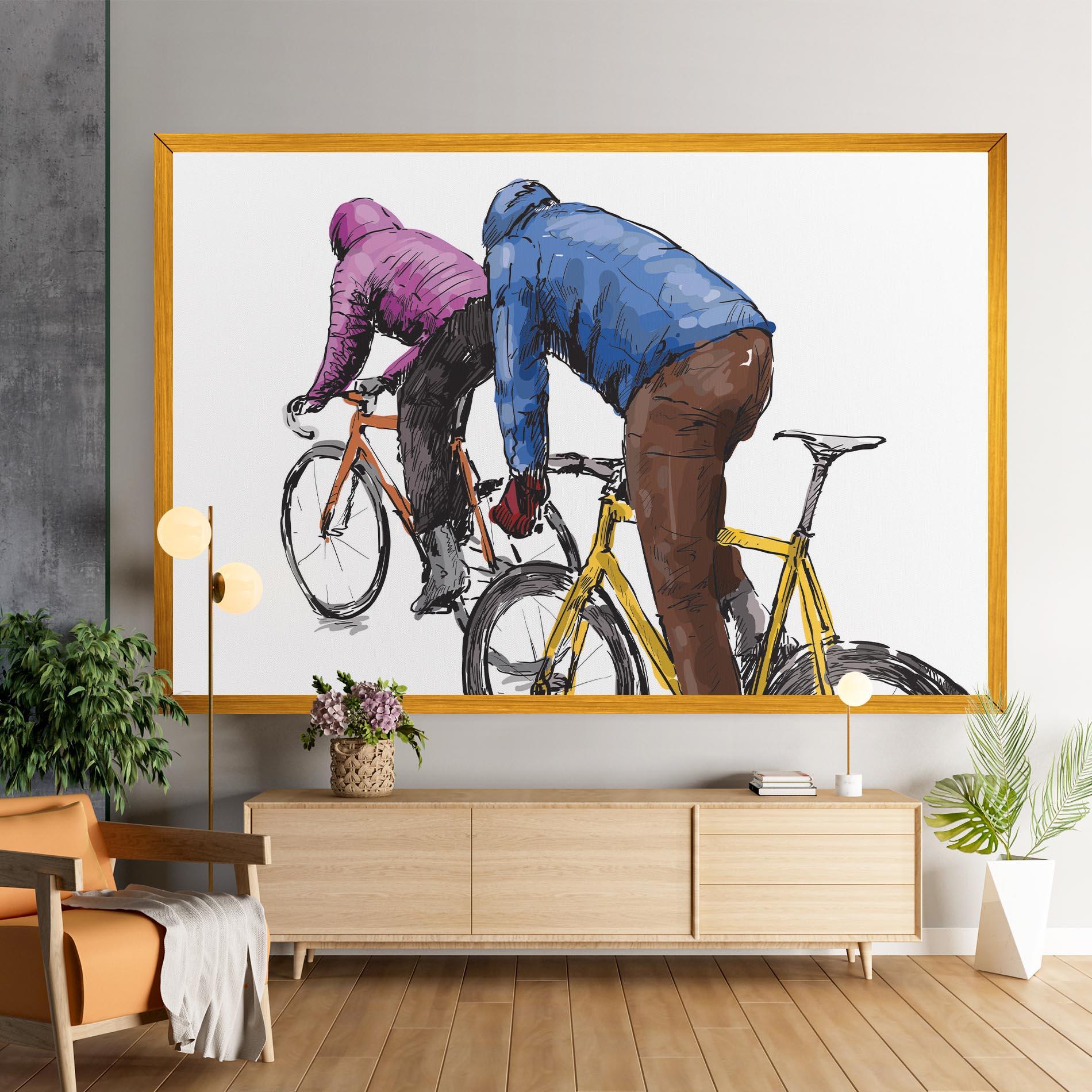 Tablou Canvas Bike Trip mockup 9
