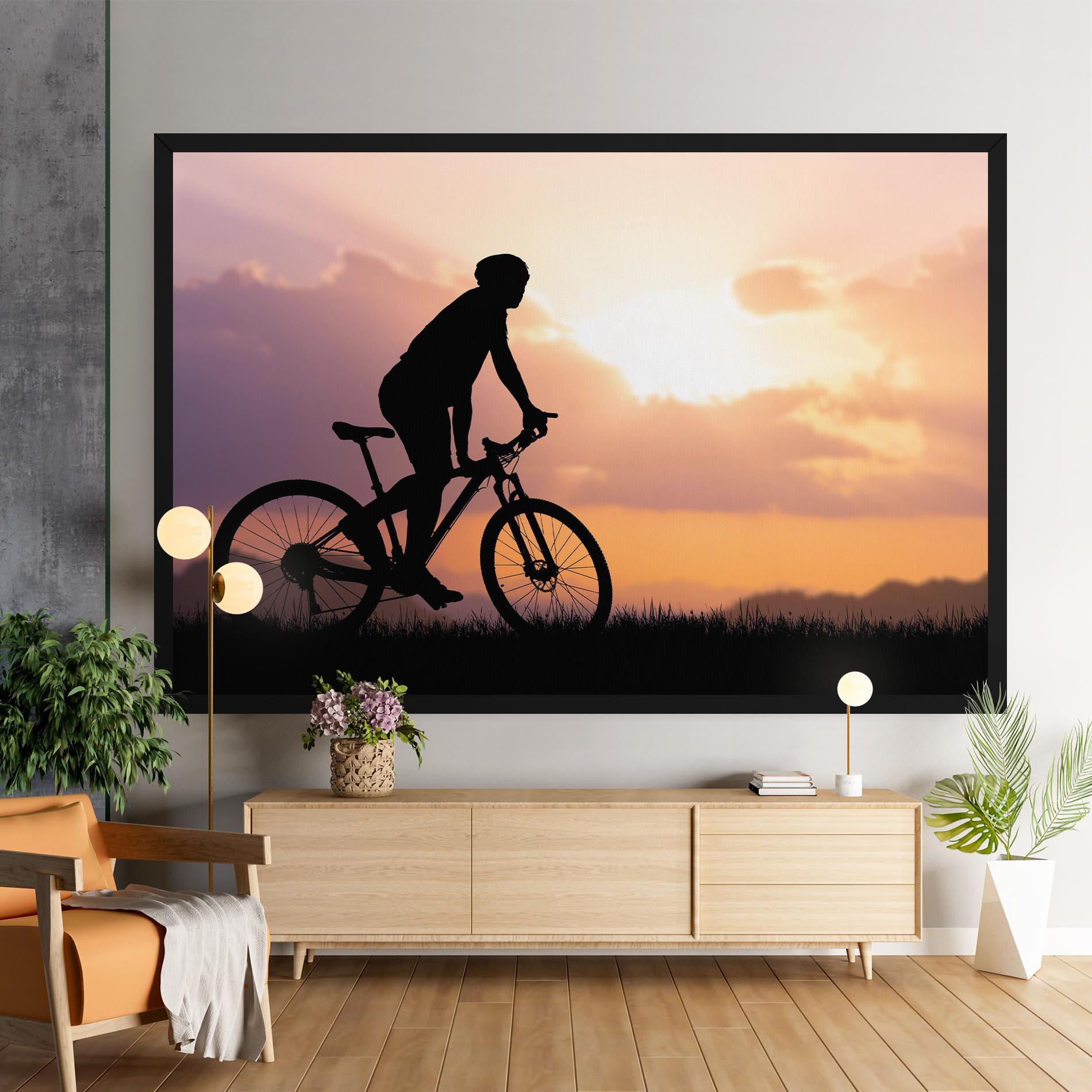 Tablou Canvas Bike Travel Concept mockup 9