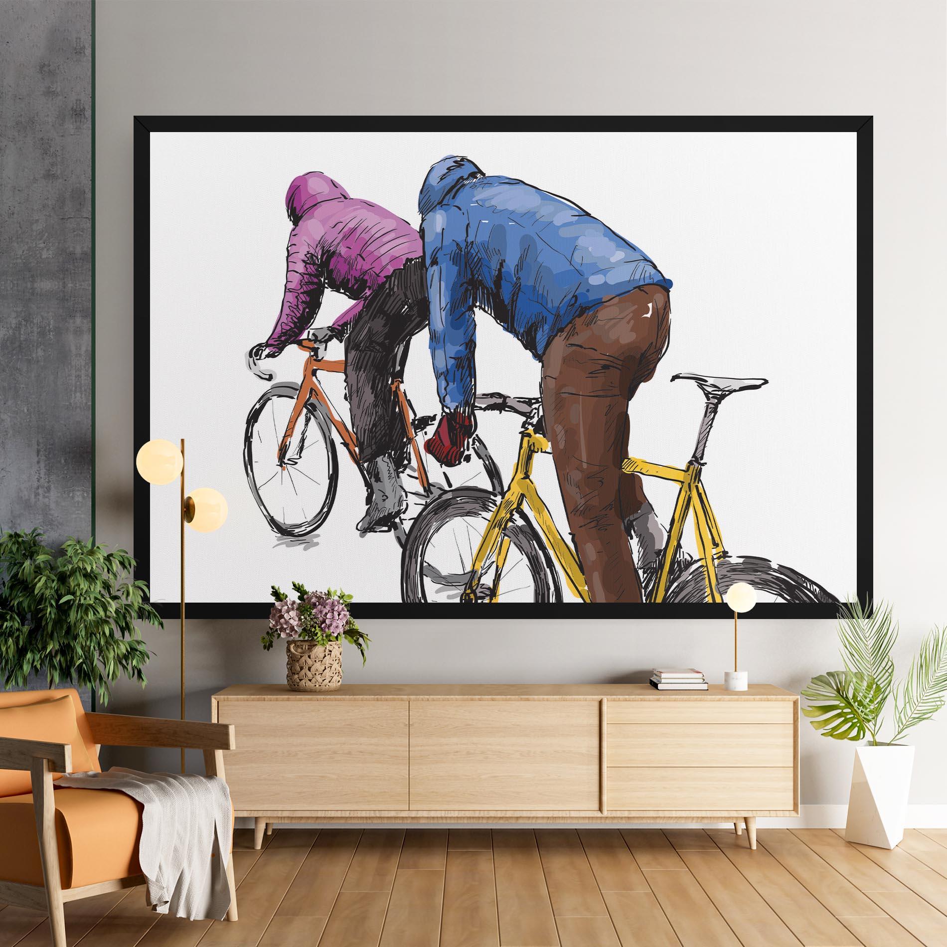 Tablou Canvas Bike Trip mockup 9