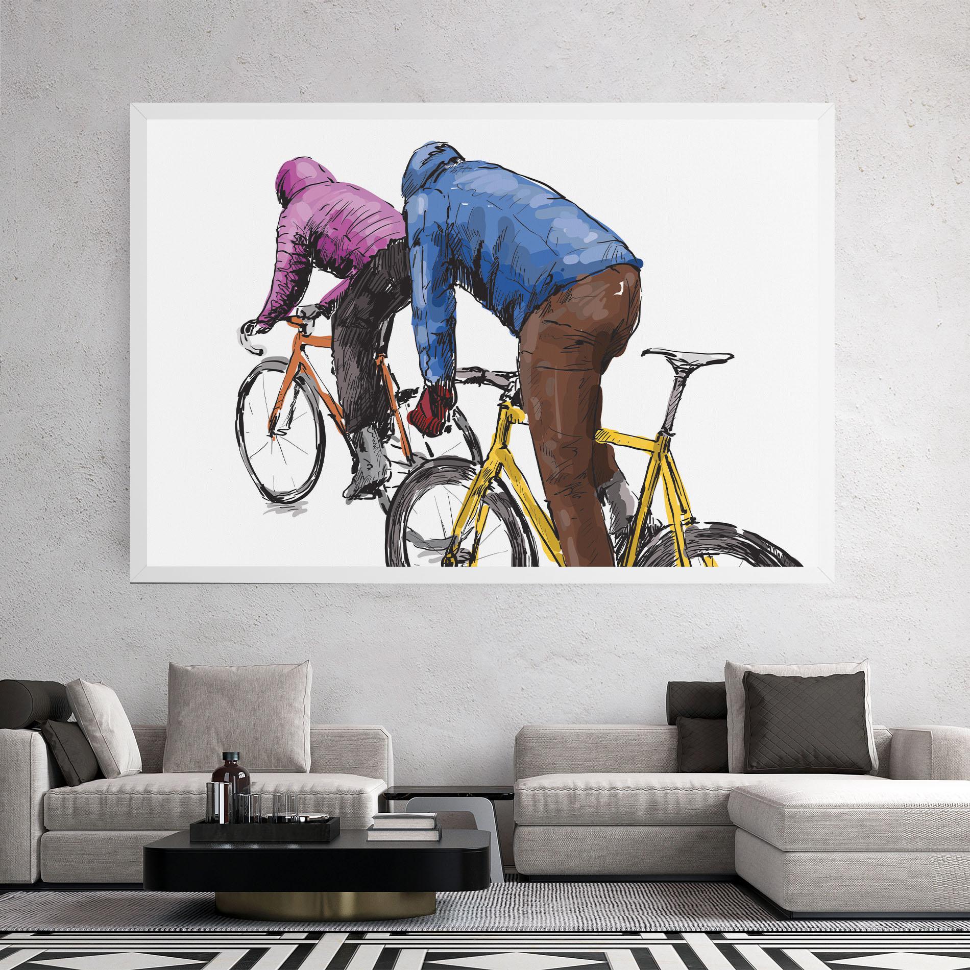 Tablou Canvas Bike Trip mockup 2