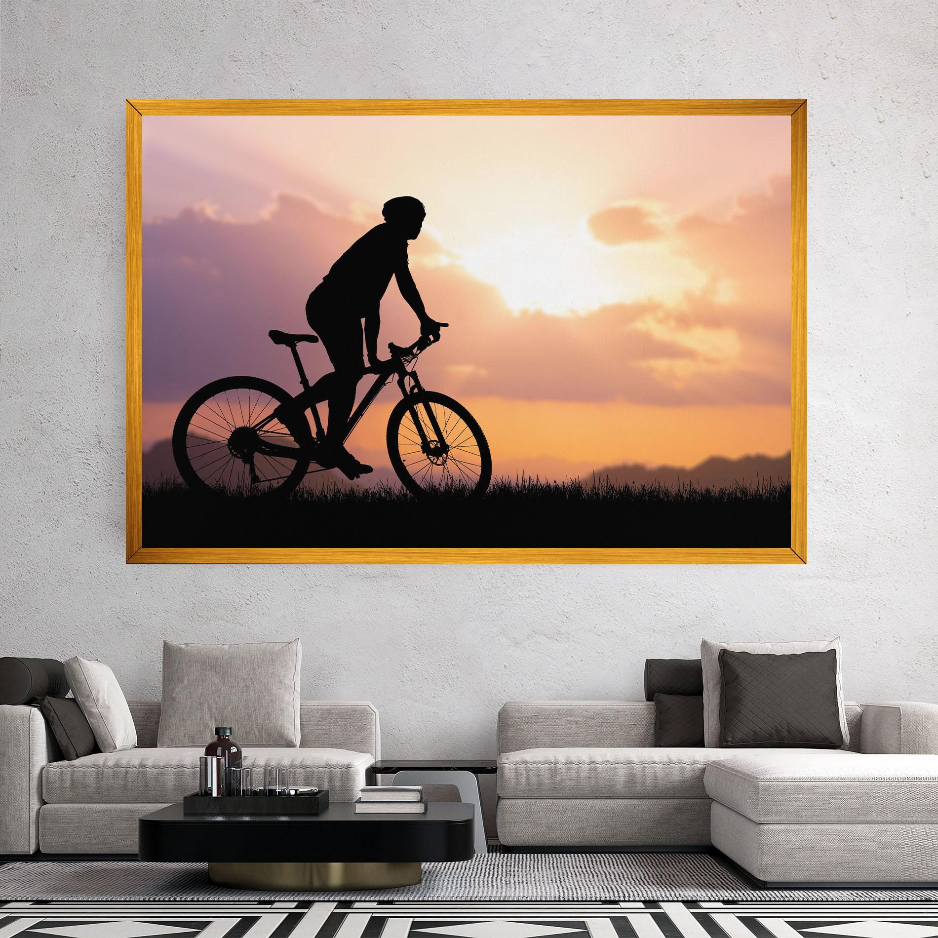 Tablou Canvas Bike Travel Concept mockup 2