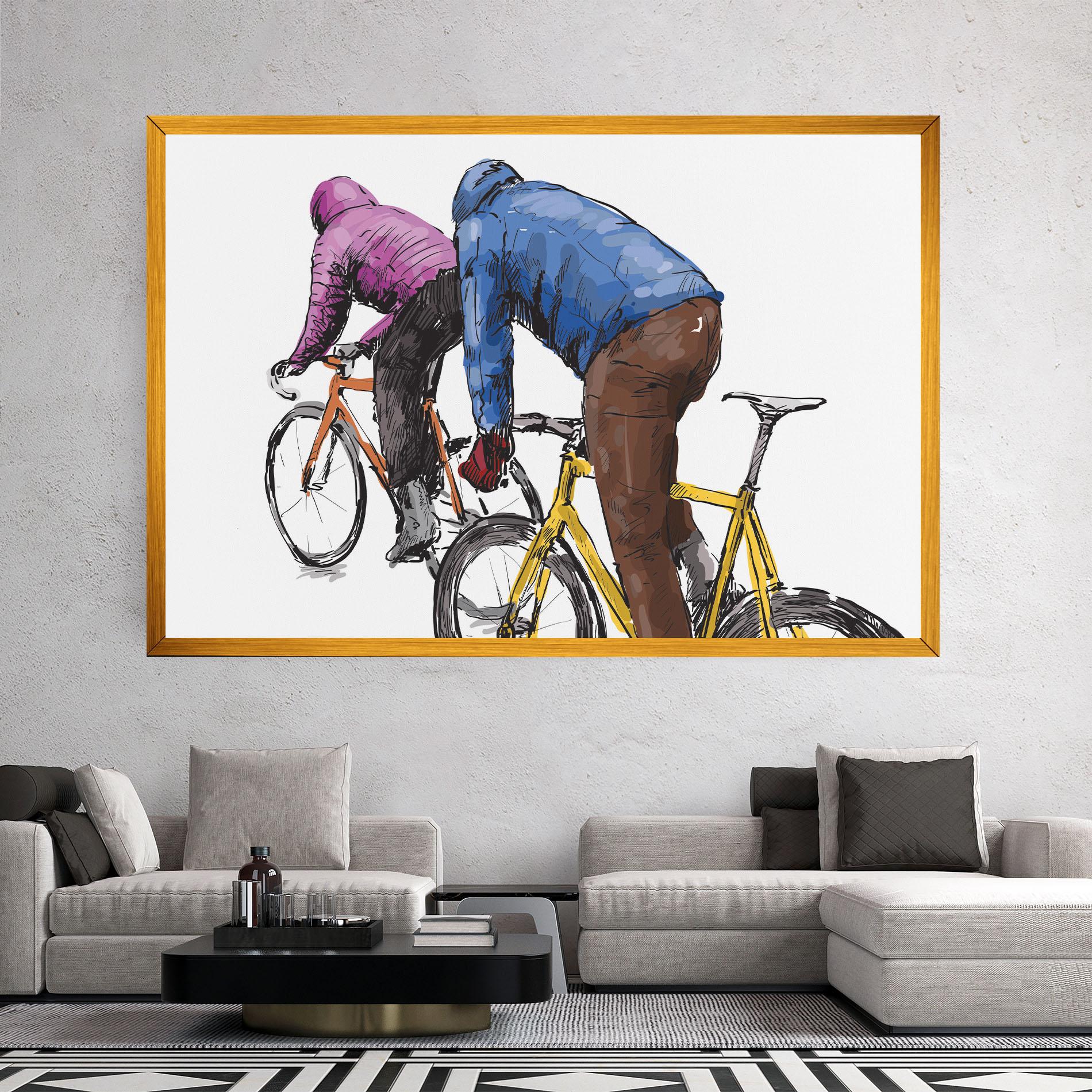 Tablou Canvas Bike Trip mockup 2