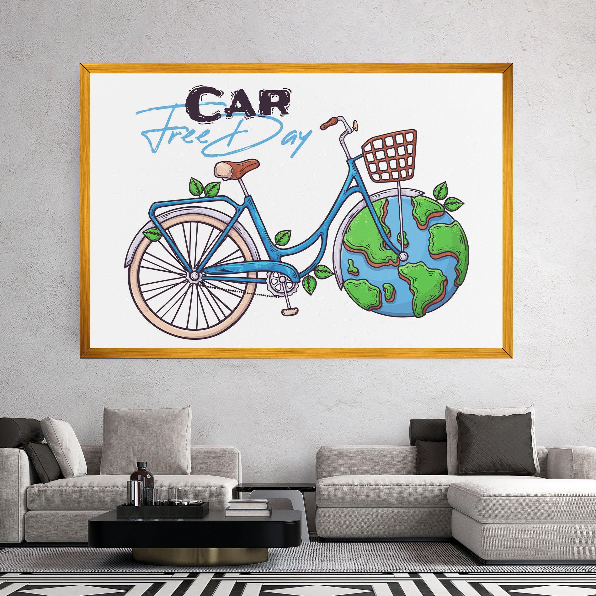 Tablou Canvas Free Day Bike mockup 2