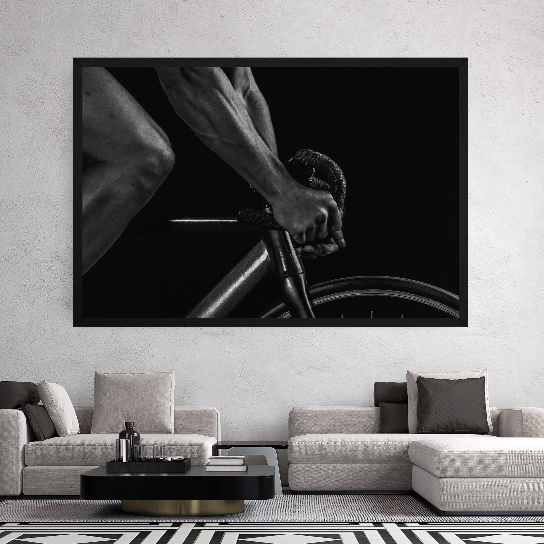 Tablou Canvas Bike Burst mockup 2