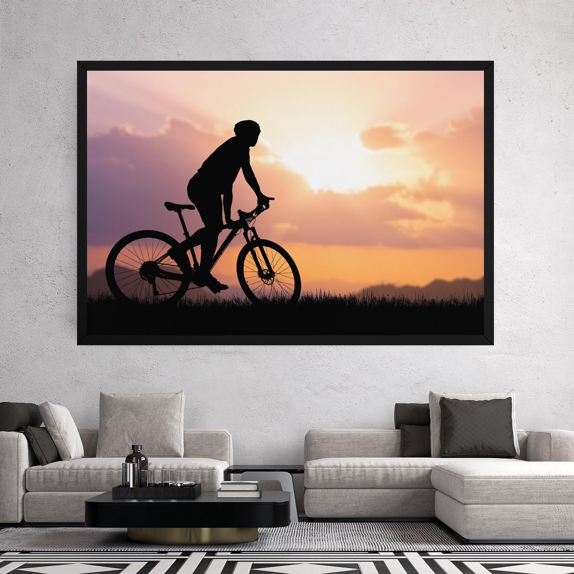 Tablou Canvas Bike Travel Concept mockup 2