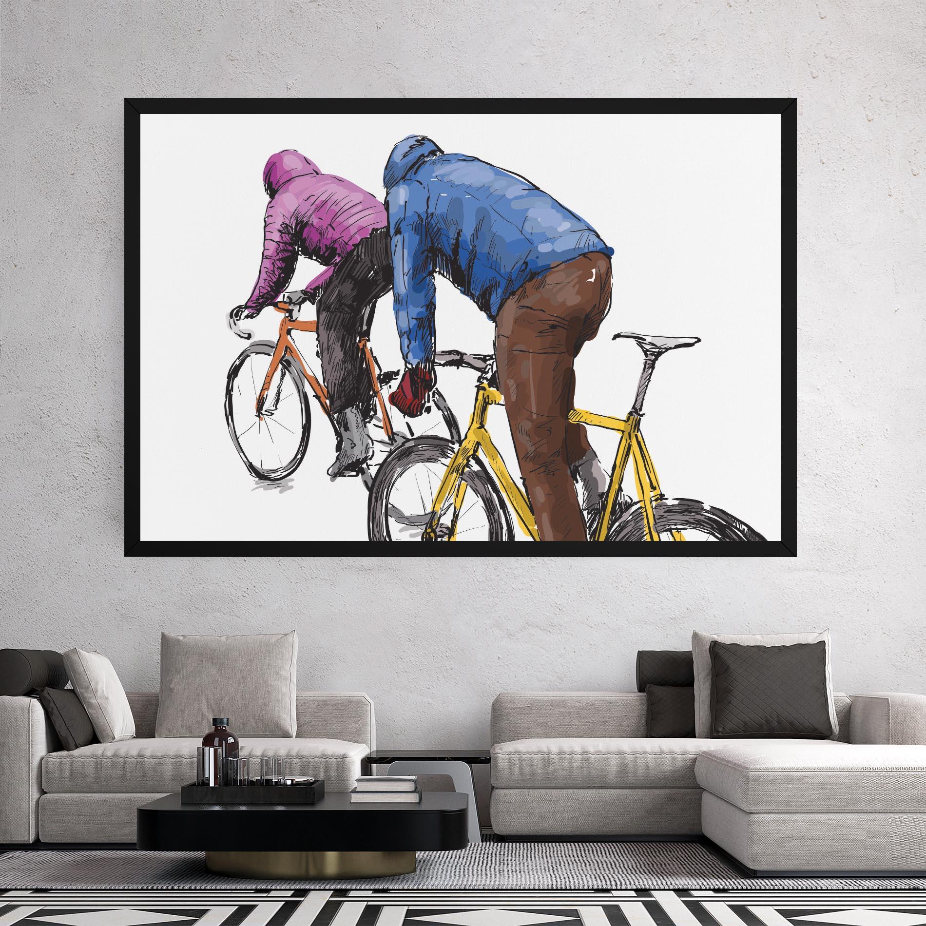 Tablou Canvas Bike Trip mockup 2