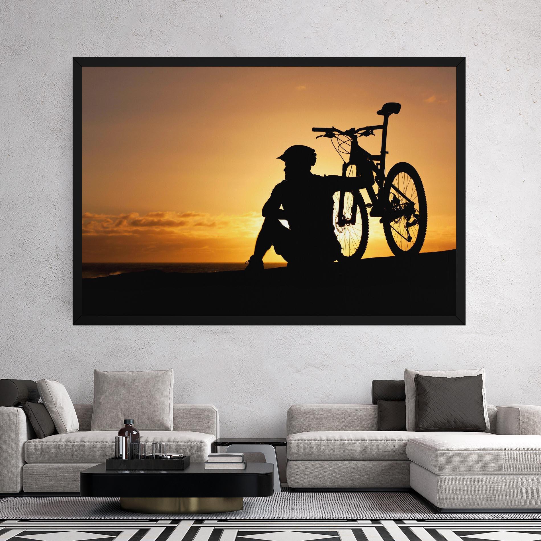 Tablou Canvas Relax Bike mockup 2