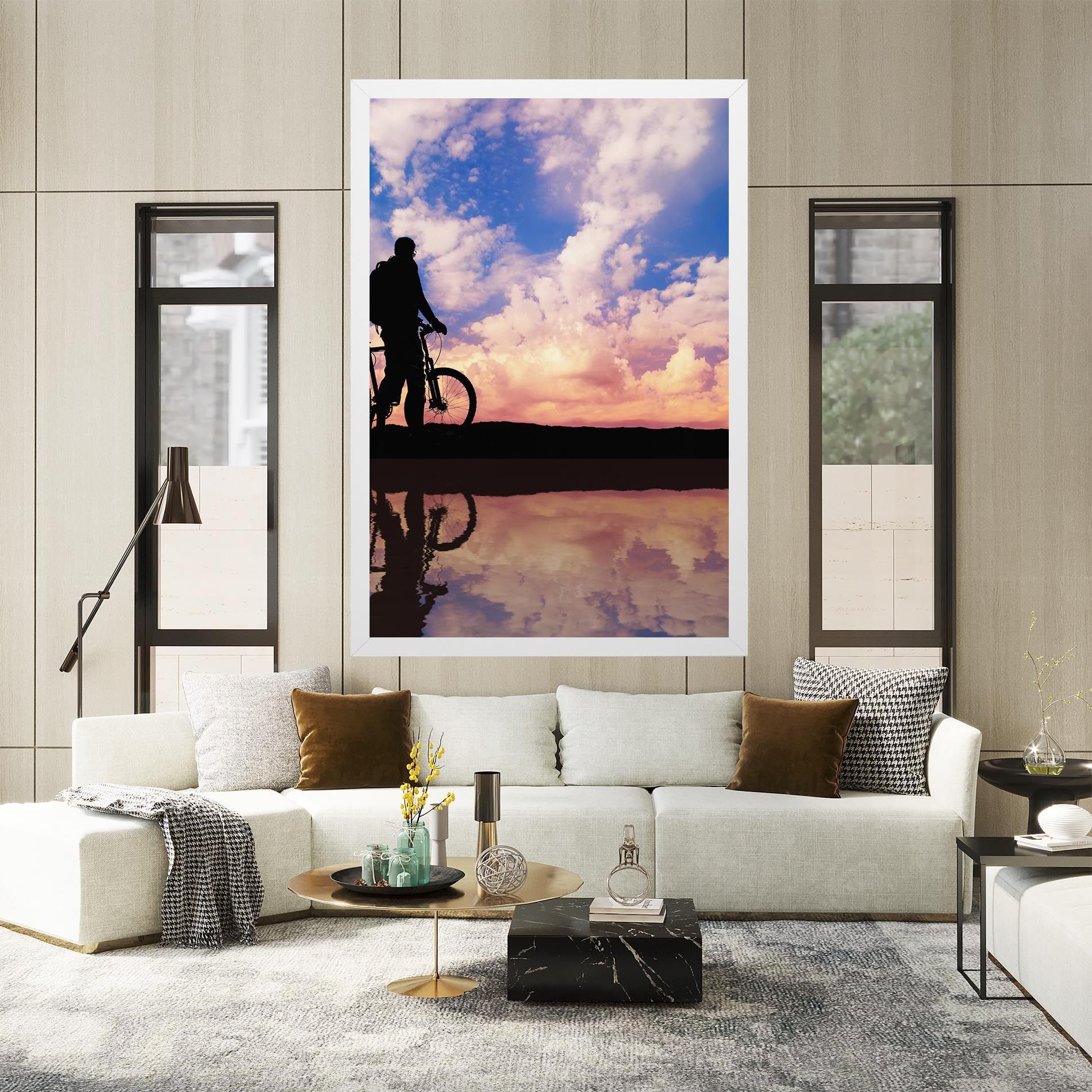 Bike Sunset mockup 2