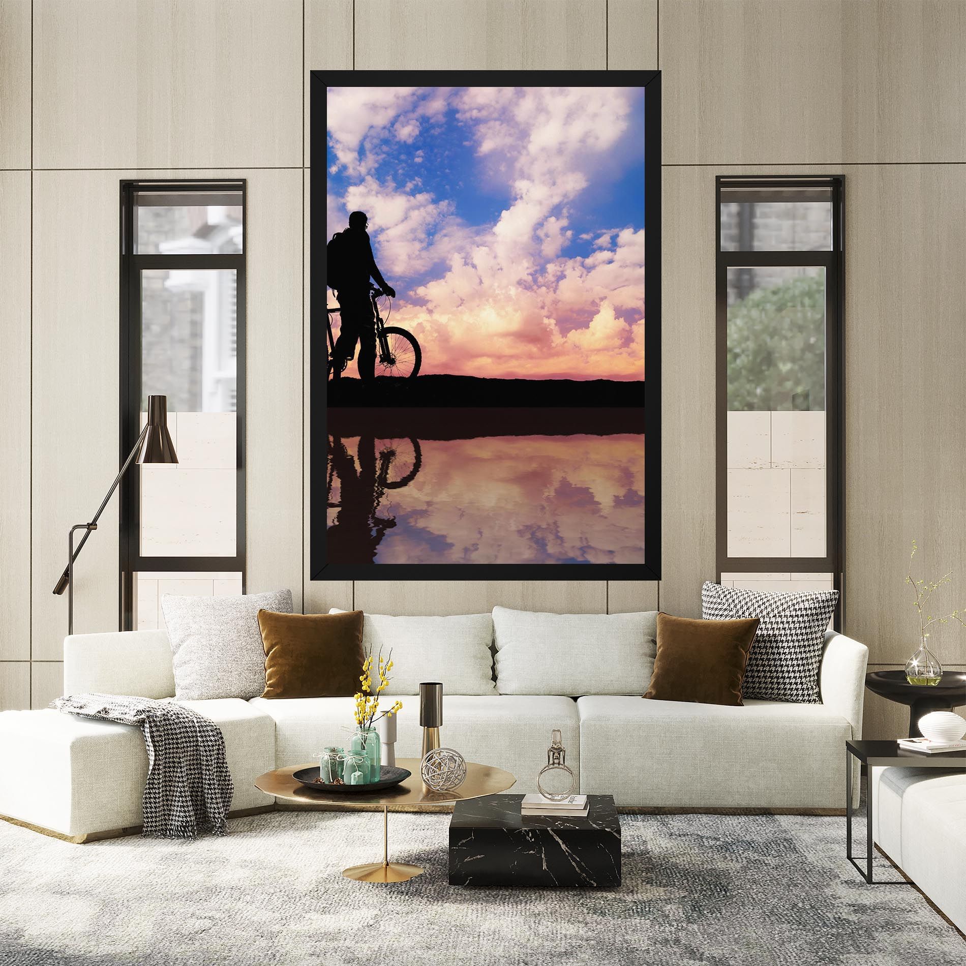 Bike Sunset mockup 2