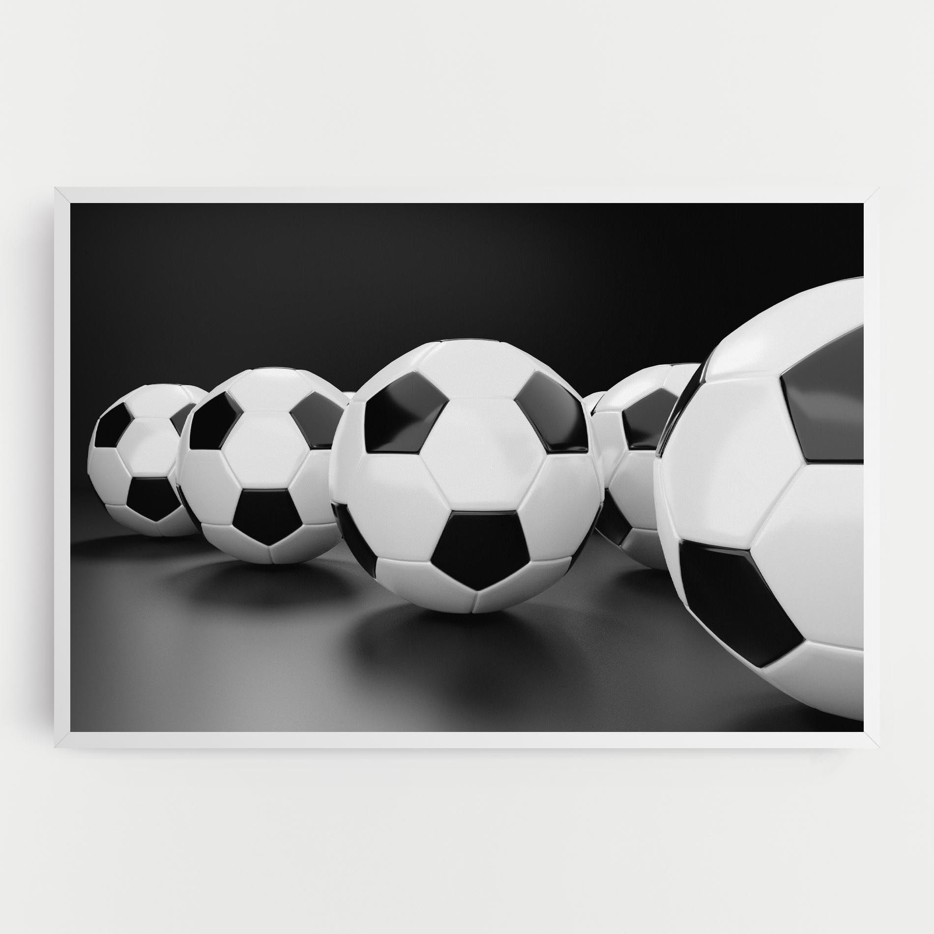 Black White Football mockup 0