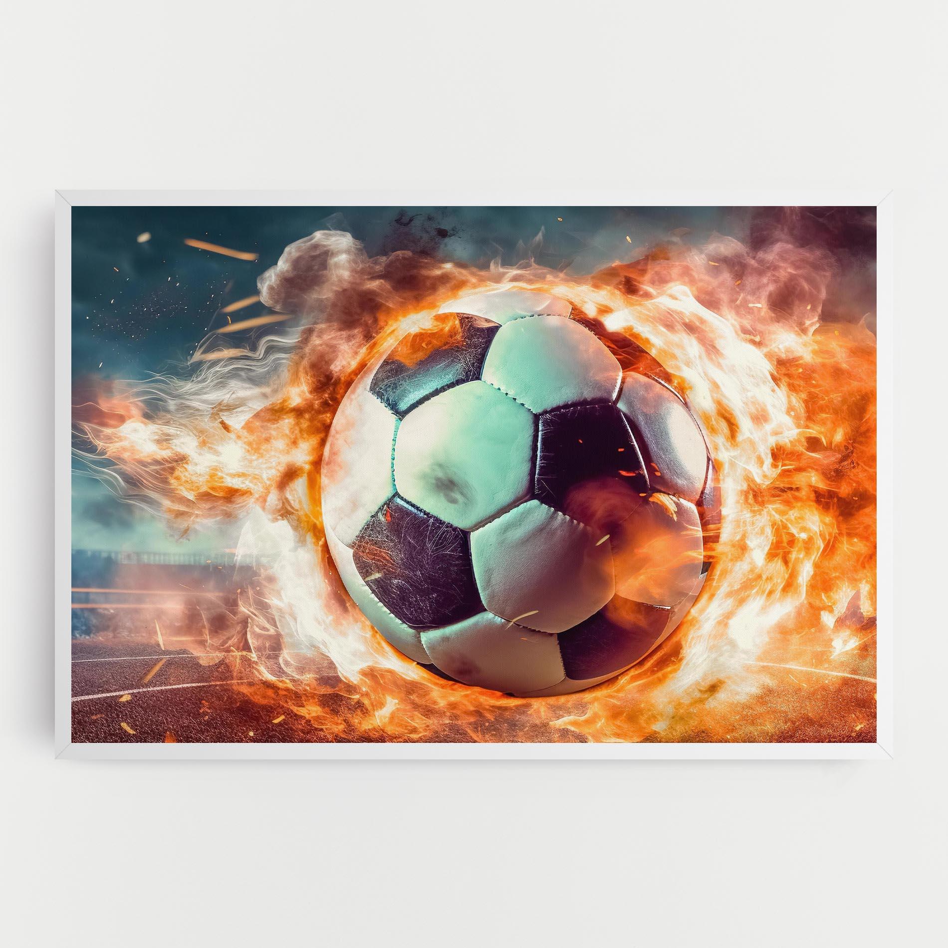 Tablou Canvas Football Explosion mockup 0