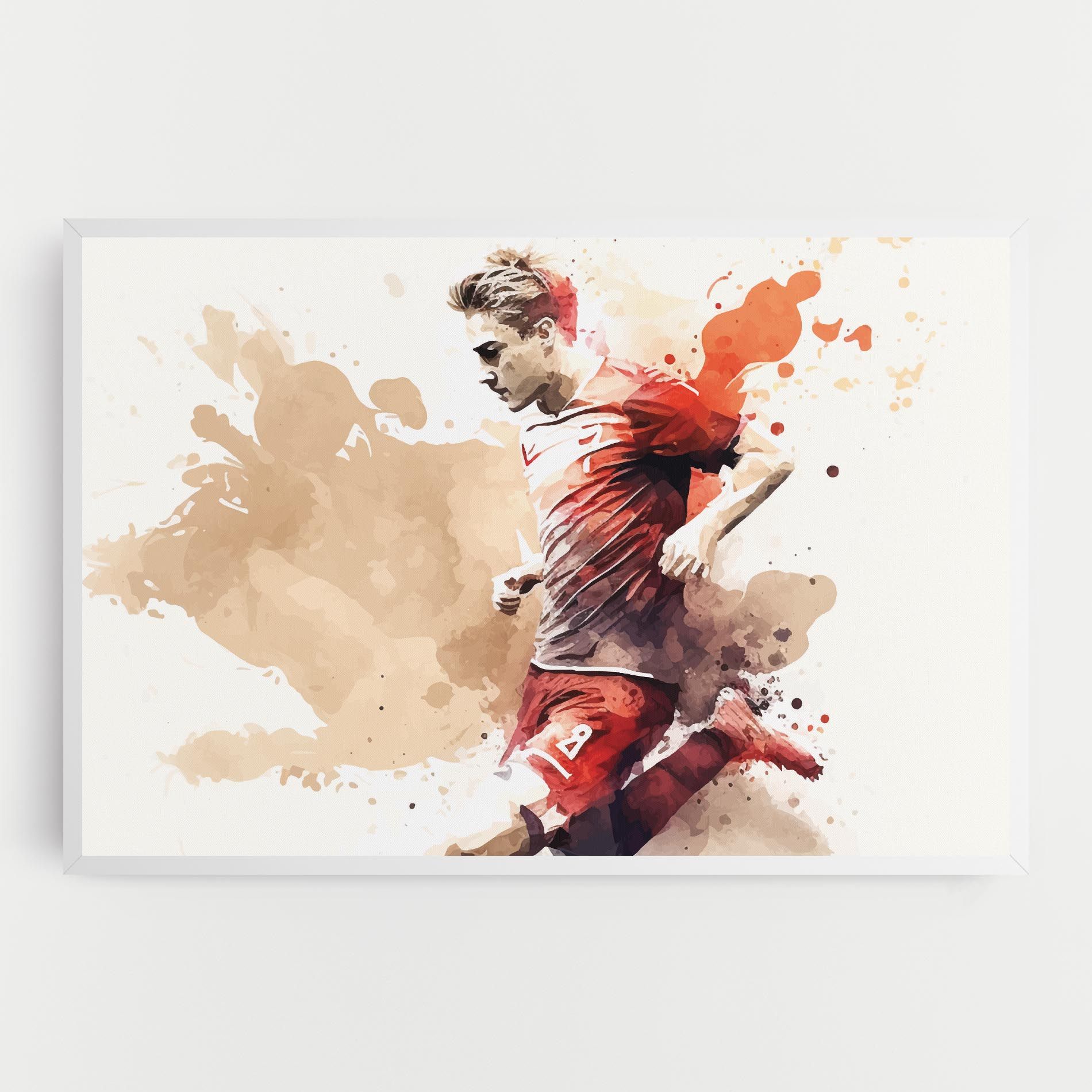 Football Red Cream mockup 0