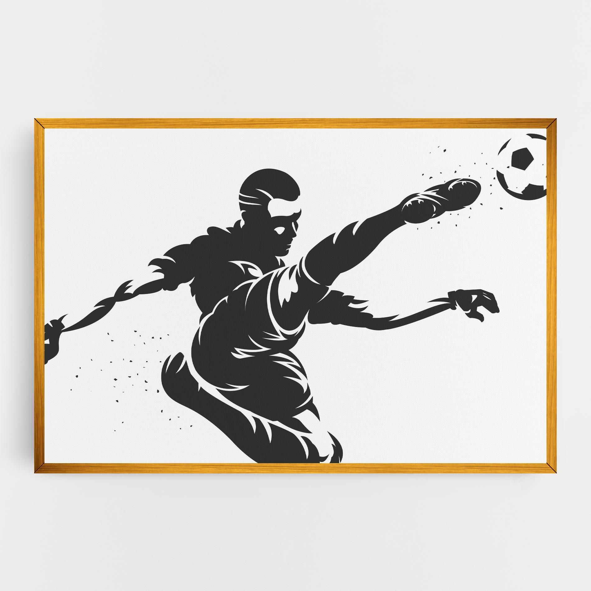 Tablou Canvas Air Football mockup 0