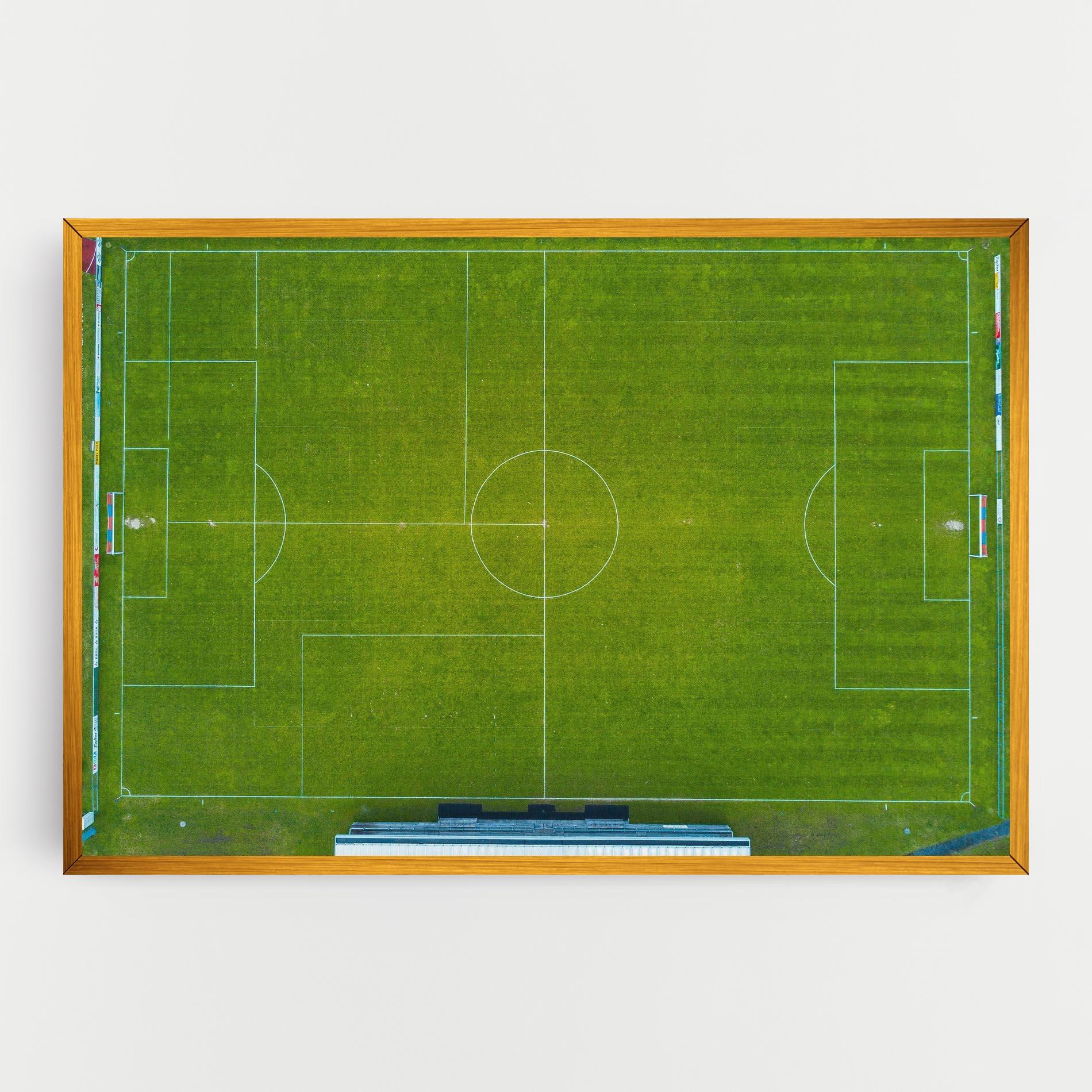 Tablou Canvas Green Football Field mockup 0
