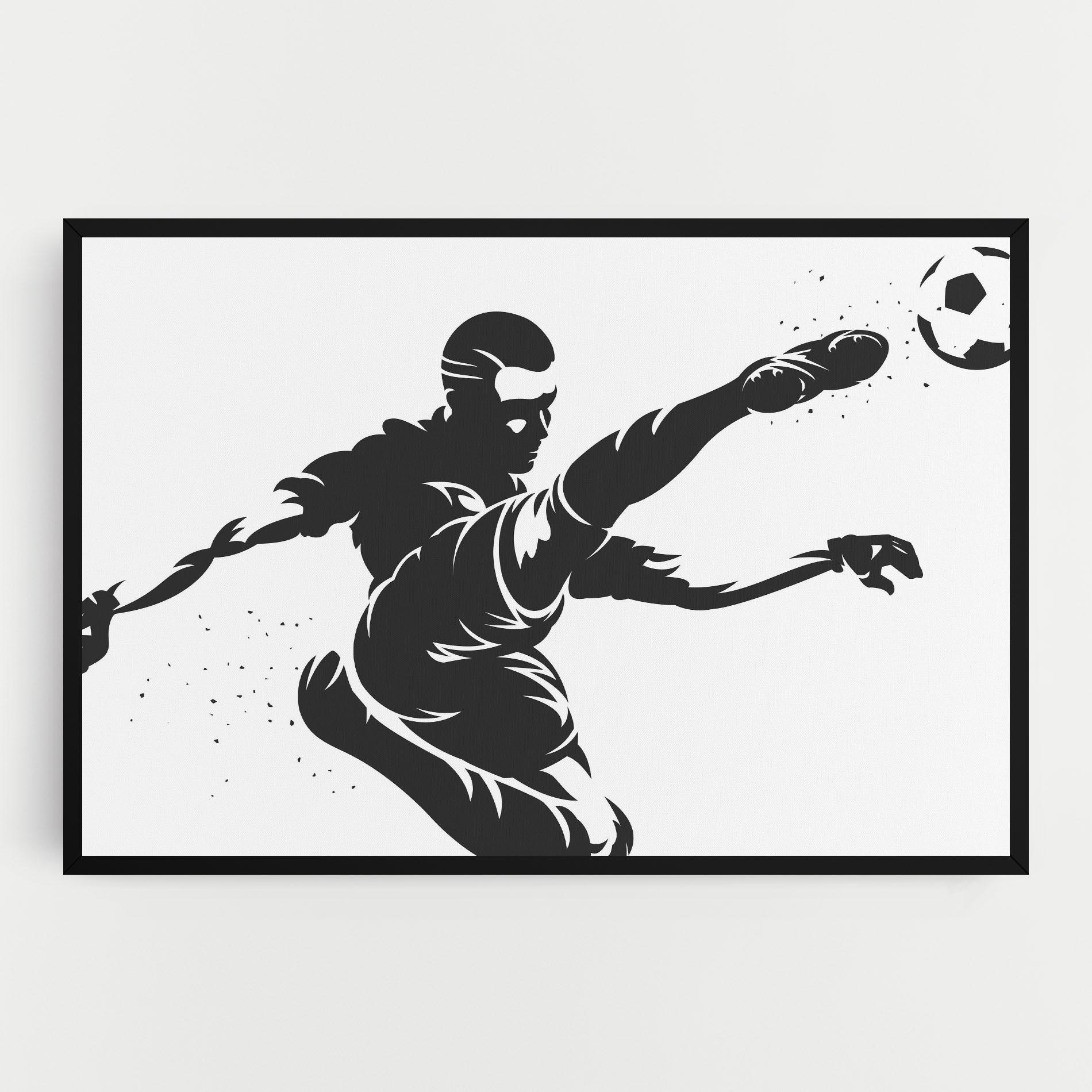 Tablou Canvas Air Football mockup 0