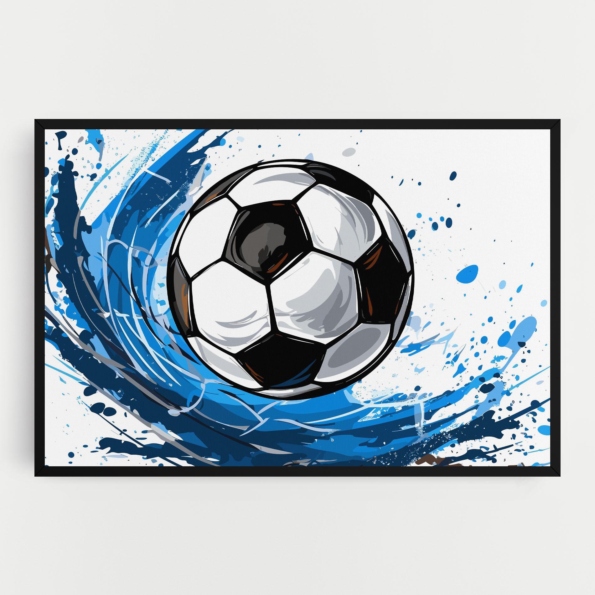 Tablou Canvas Football Wave mockup 0