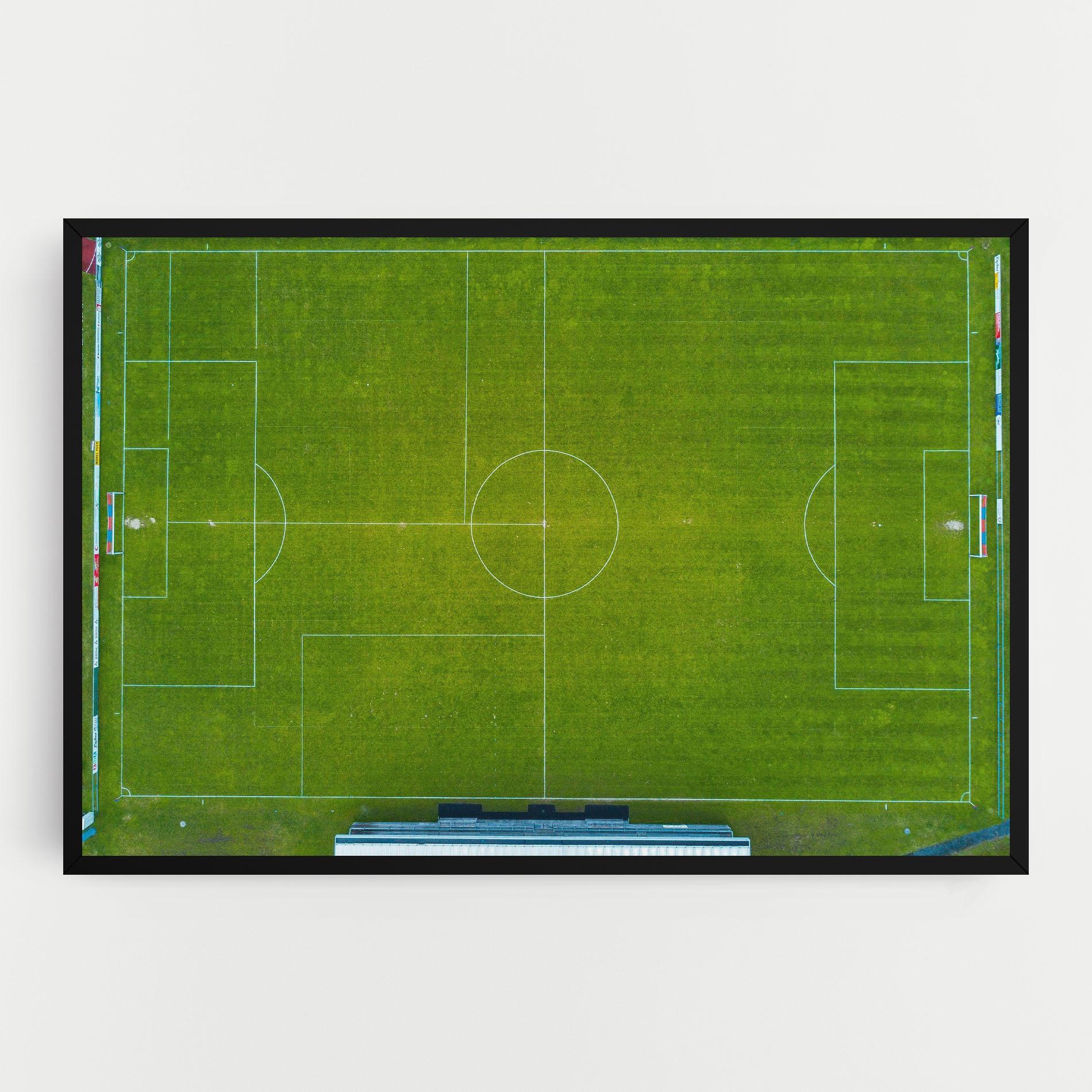 Tablou Canvas Green Football Field mockup 0
