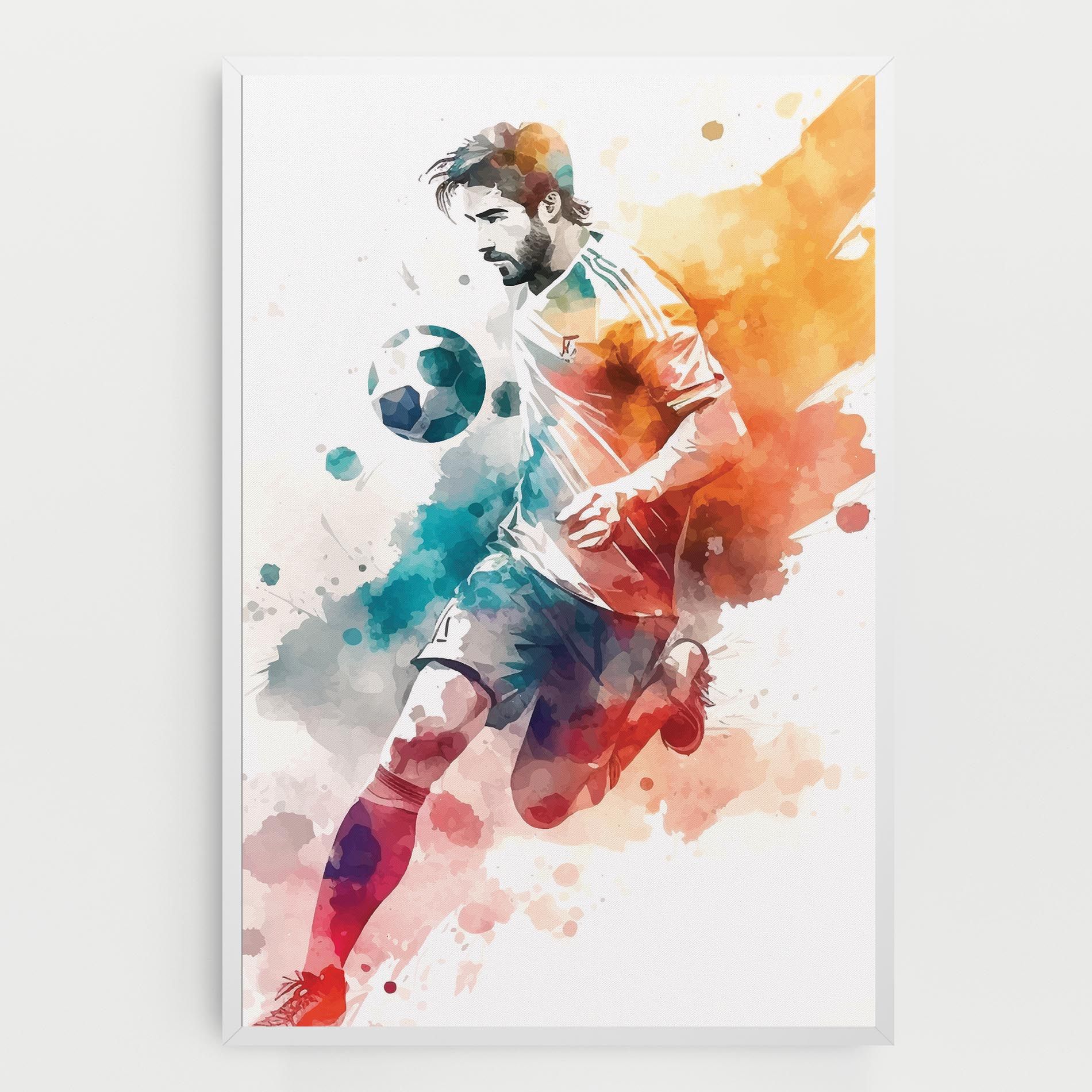 Football Watercolor mockup 0