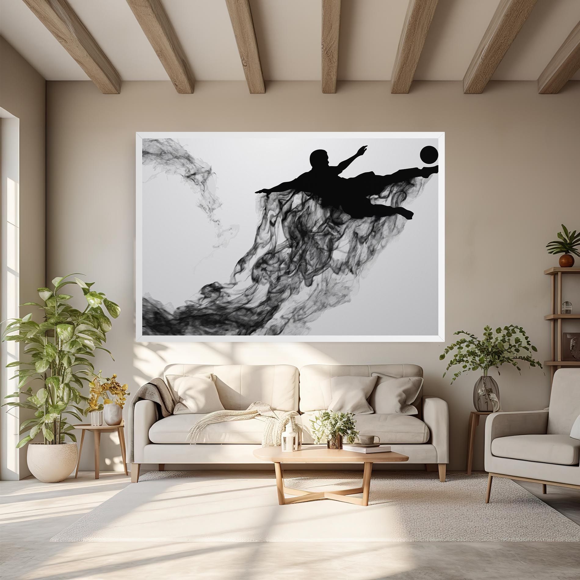 Black Smoke Football mockup 6