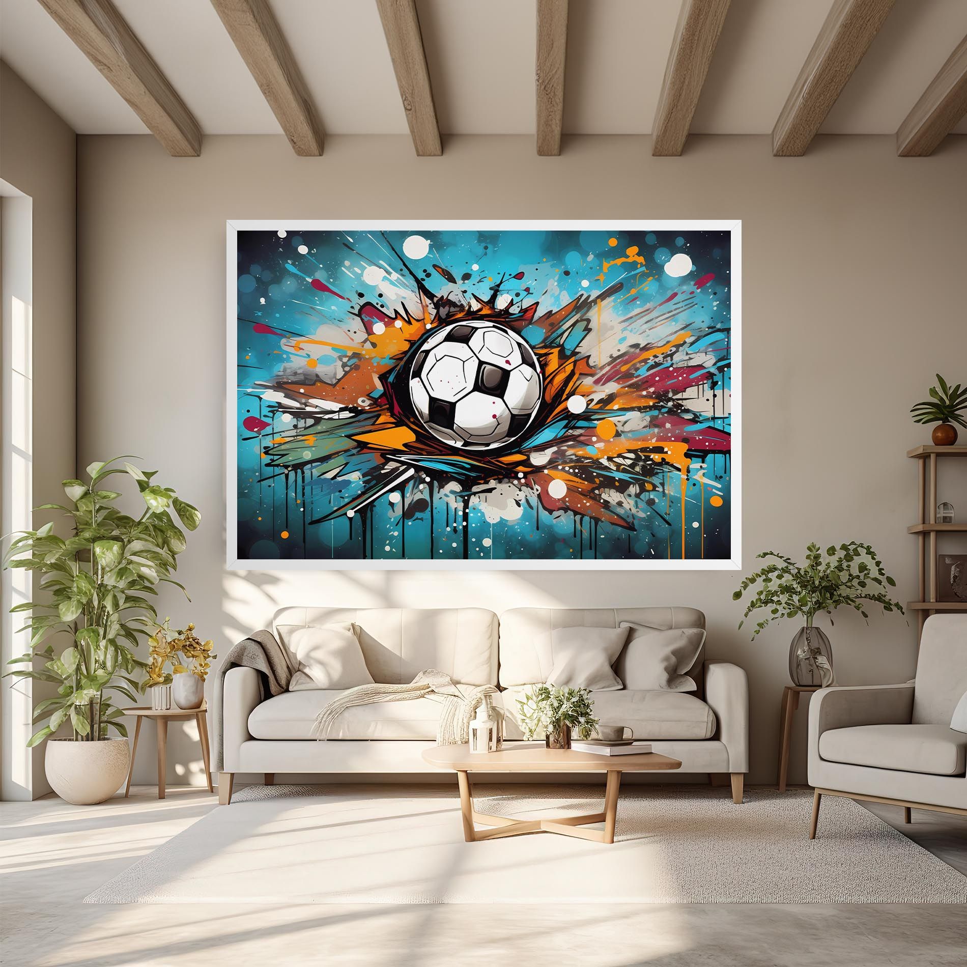 Football Graffiti Style mockup 6
