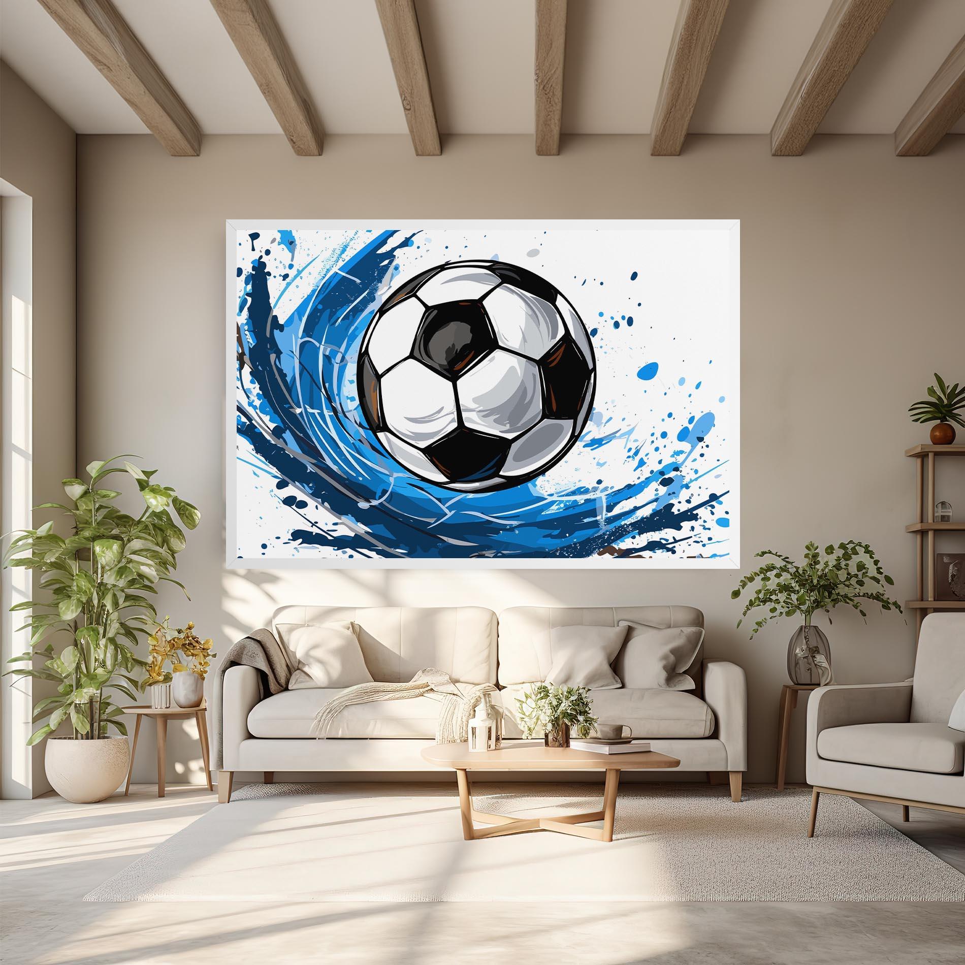 Tablou Canvas Football Wave mockup 6