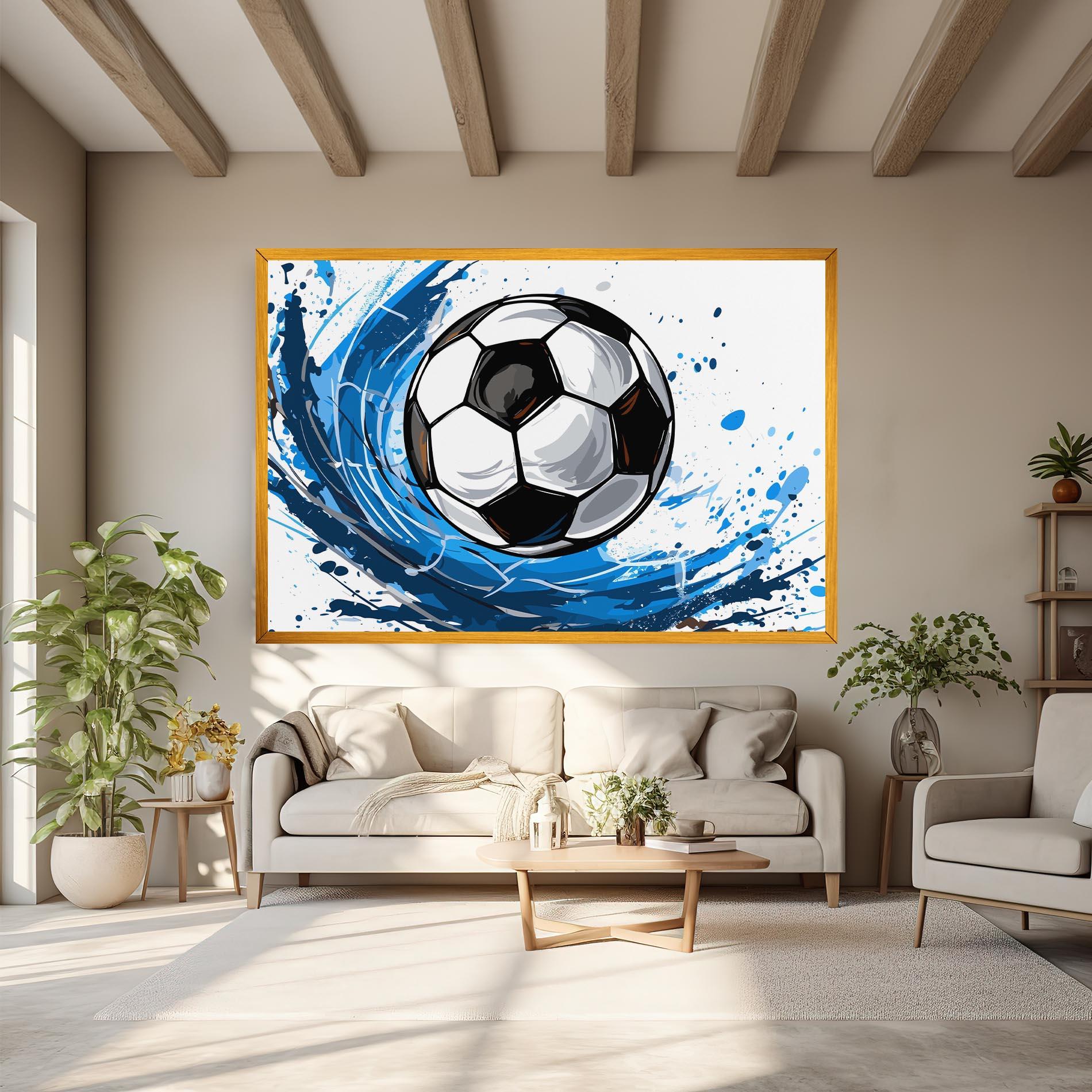 Tablou Canvas Football Wave mockup 6