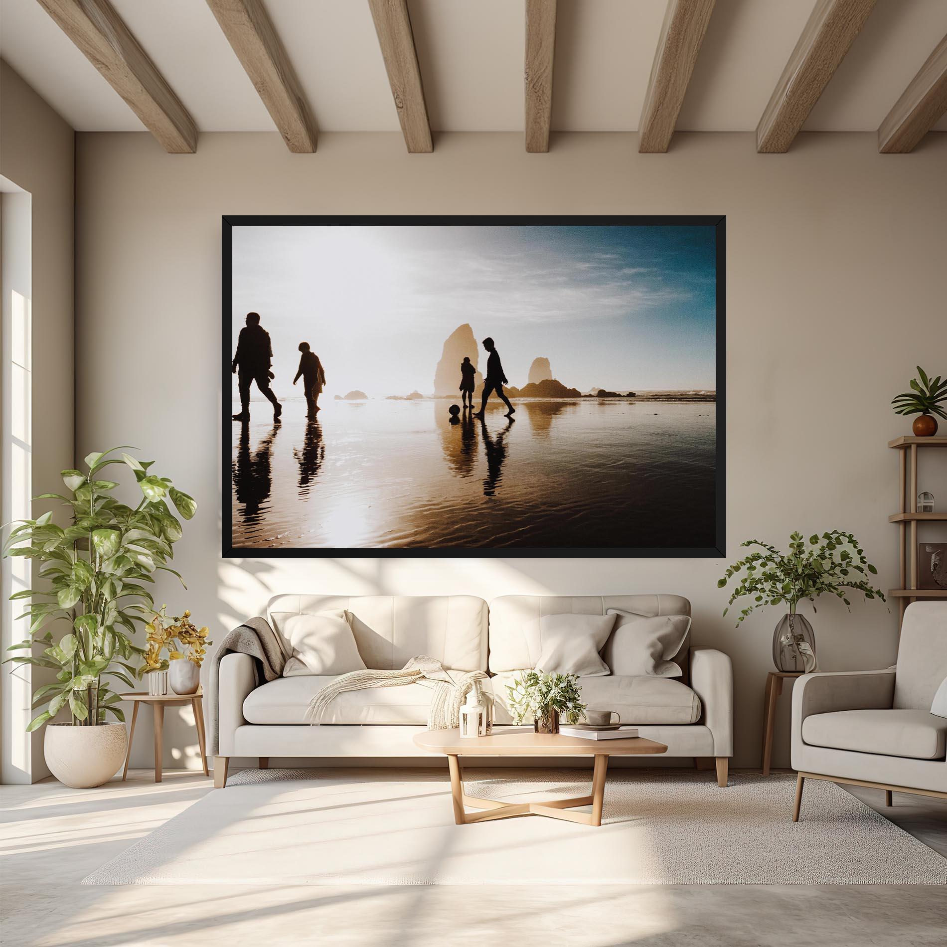 Tablou Canvas Football On Water mockup 6