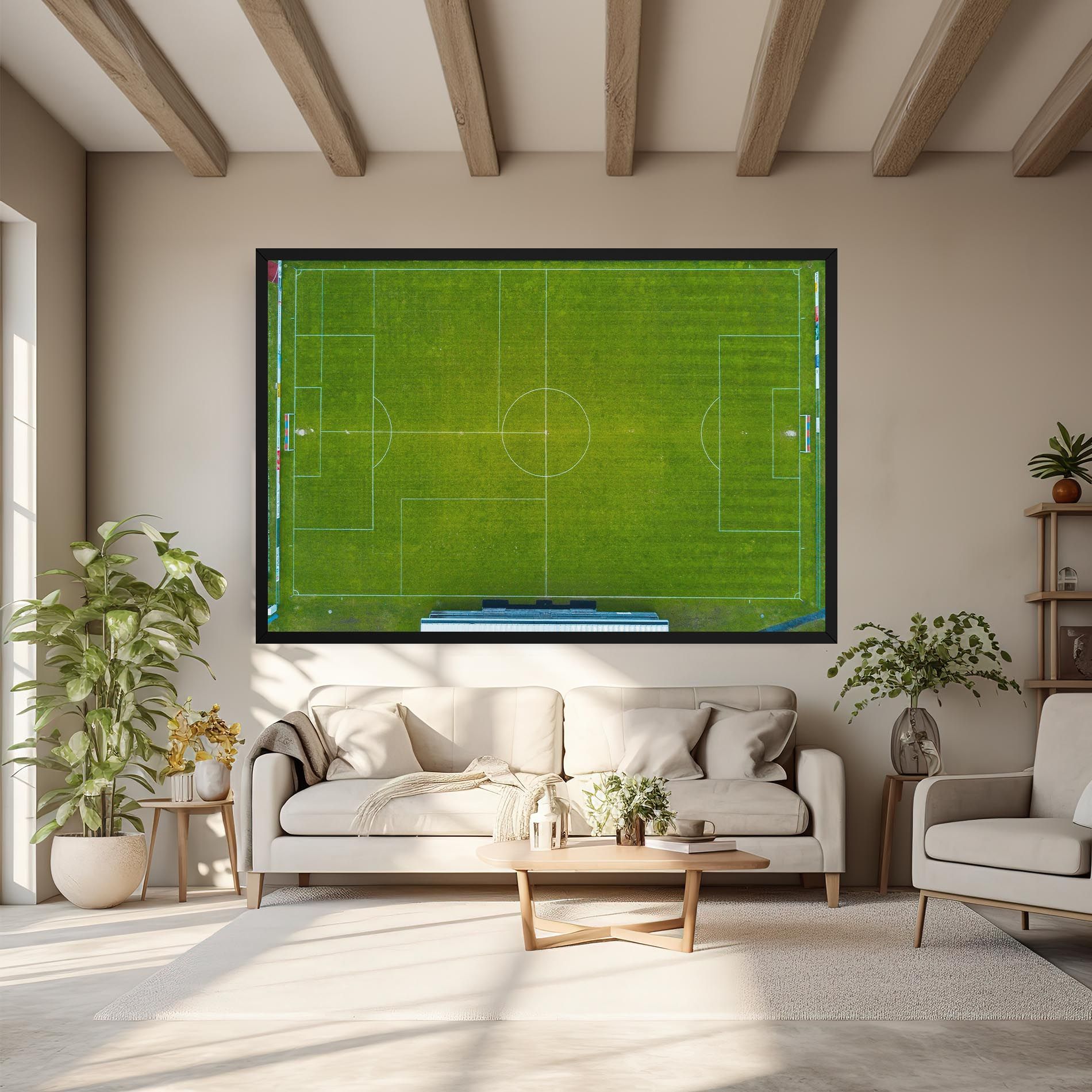 Green Football Field mockup 6
