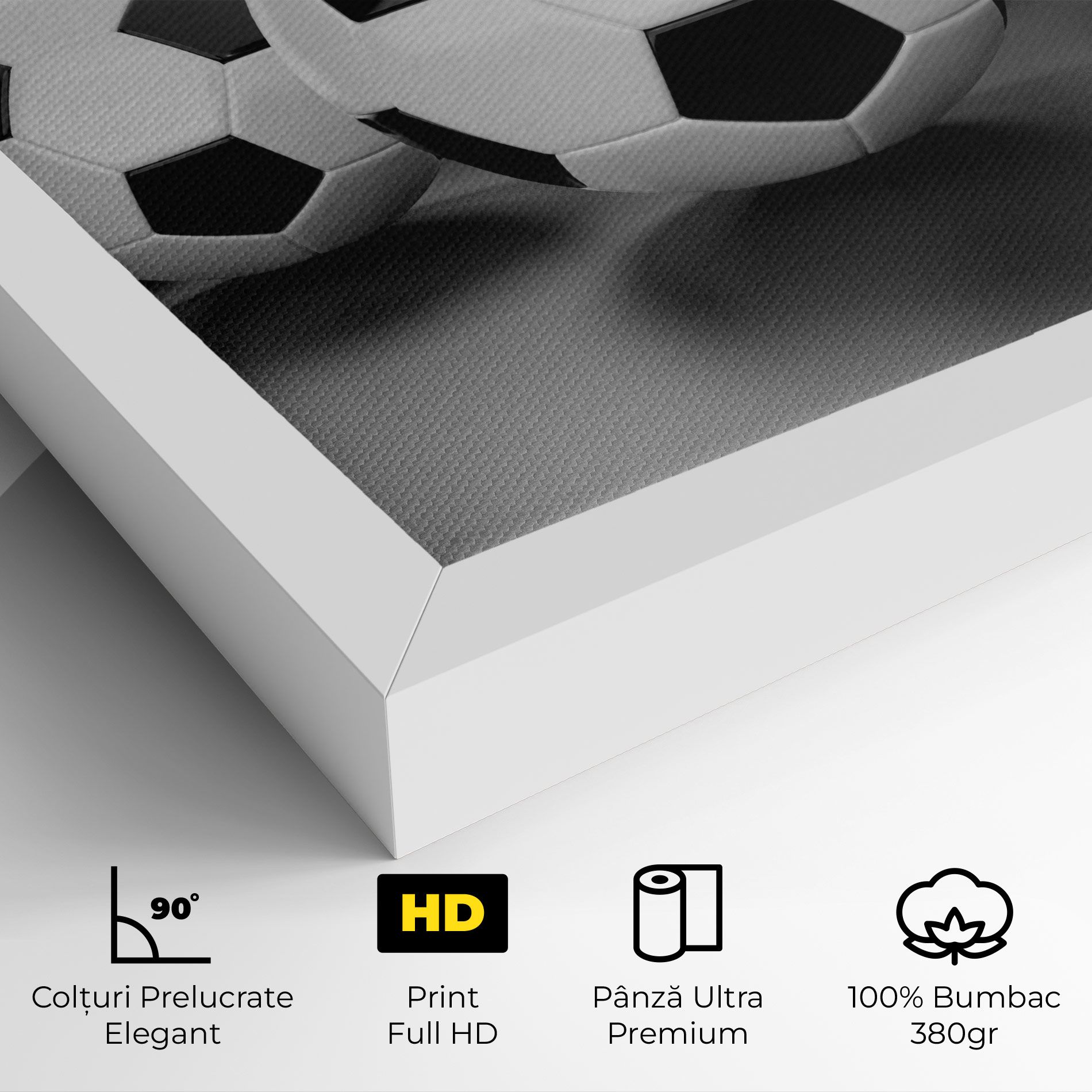 Black White Football mockup 4